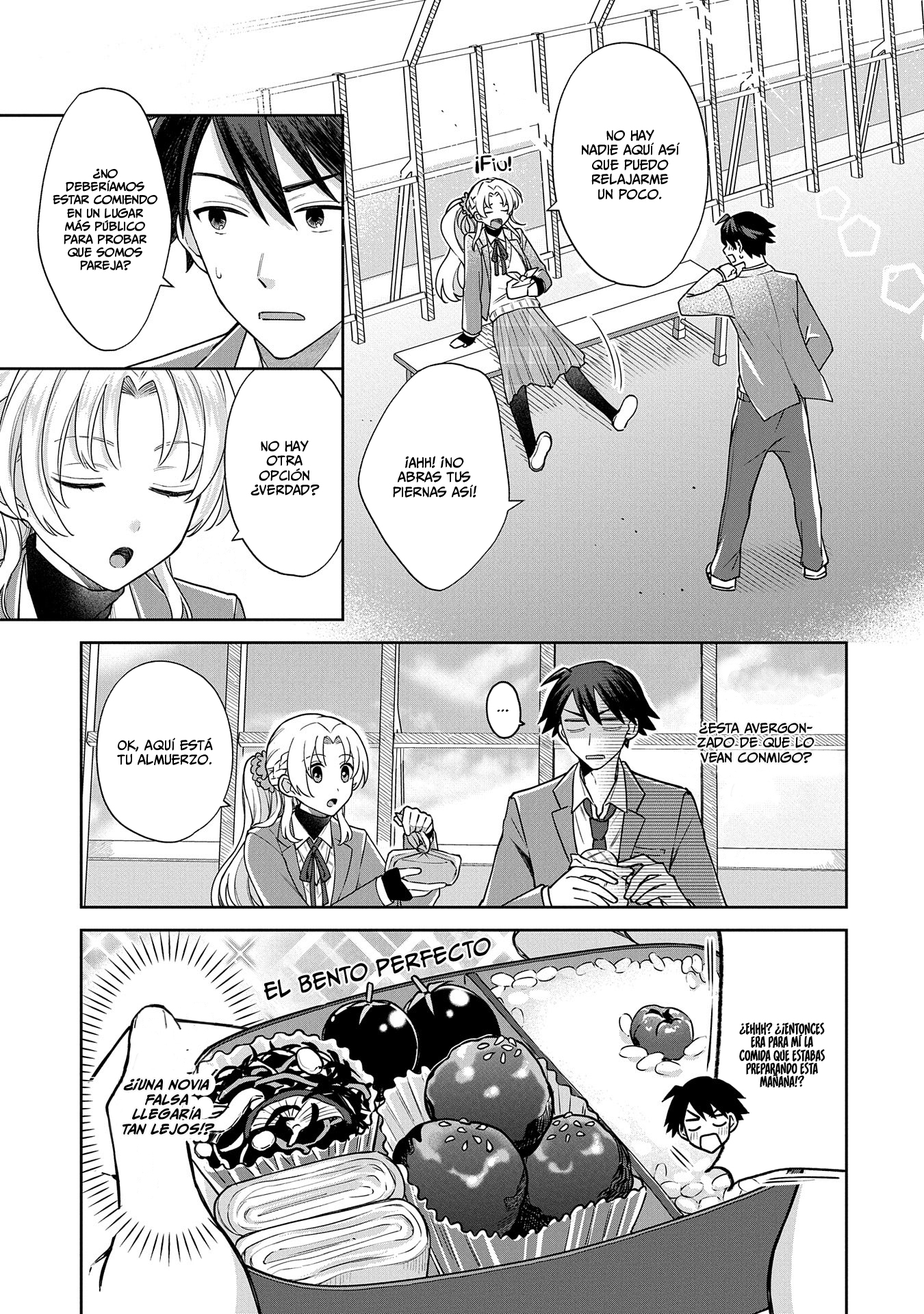 Inaho-kun se supone que es una novia falsa. Capitulo 3 página 8