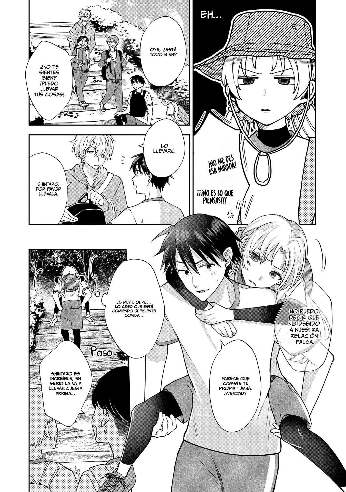 Inaho-kun se supone que es una novia falsa. Capitulo 6 página 9