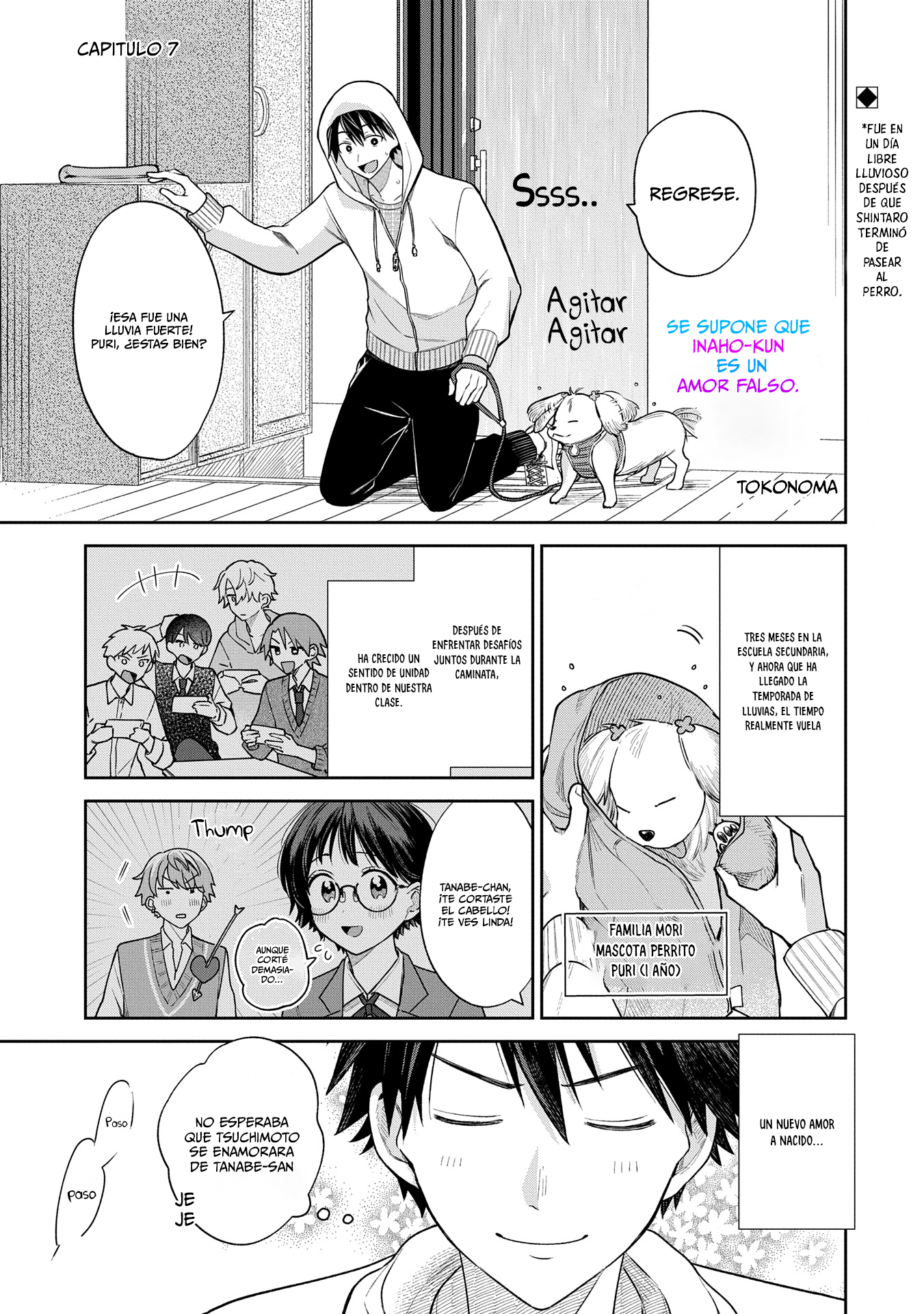 Inaho-kun se supone que es una novia falsa. Capitulo 7 página 2