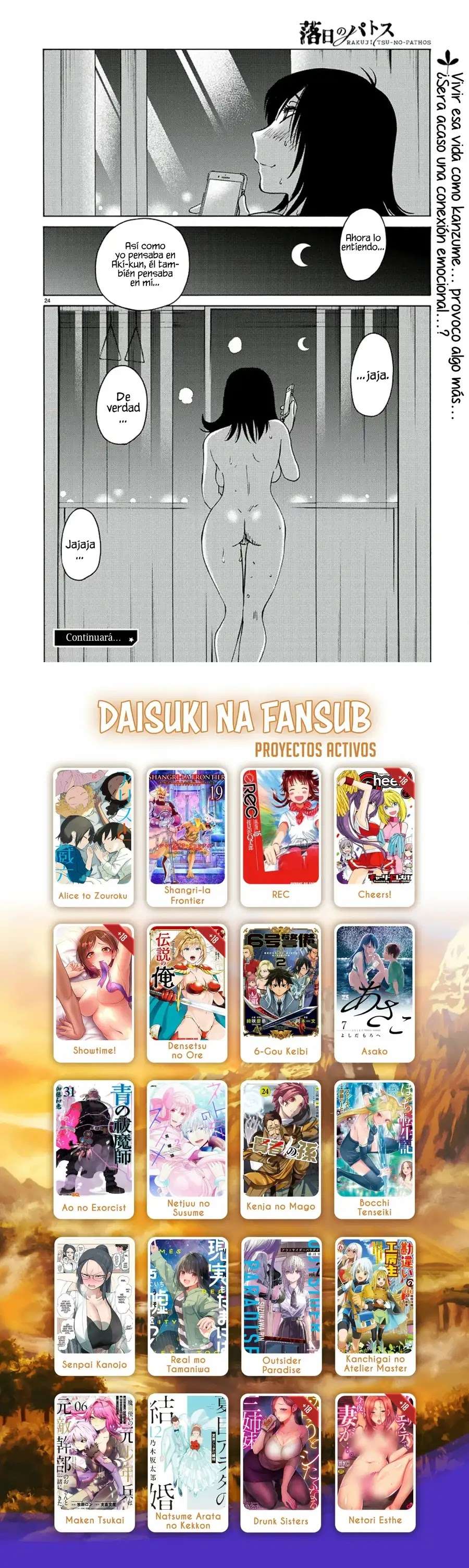 Rakujitsu no Pathos Capitulo 118 página 9