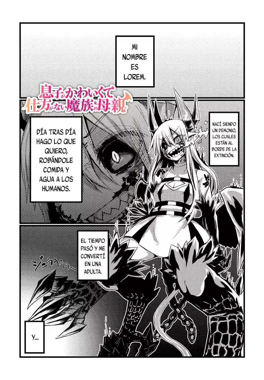 Musuko ga Kawaikute Shikataganai Mazoku no Hahaoya Capitulo 1 página 3