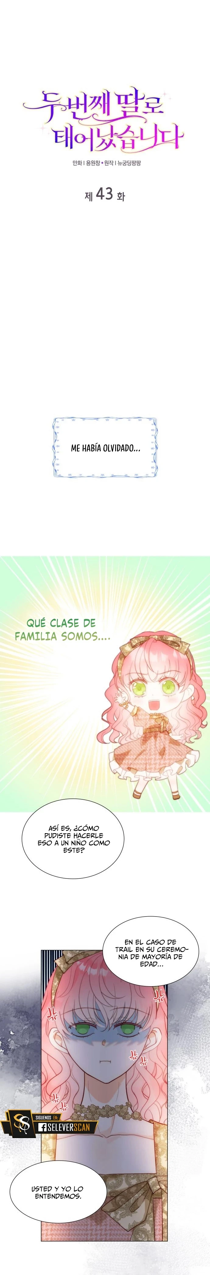 Nací Como La Segunda Hija Capitulo 43 página 8