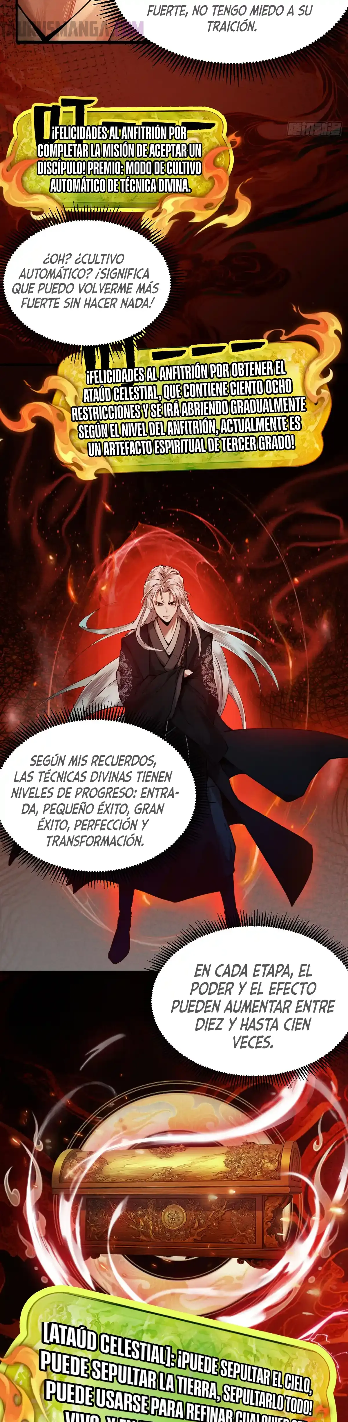 Cuanto más fuerte es mi oponente, más fuerte me vuelvo. Mi nivel de cultivo no tiene límites Capitulo 5 página 8