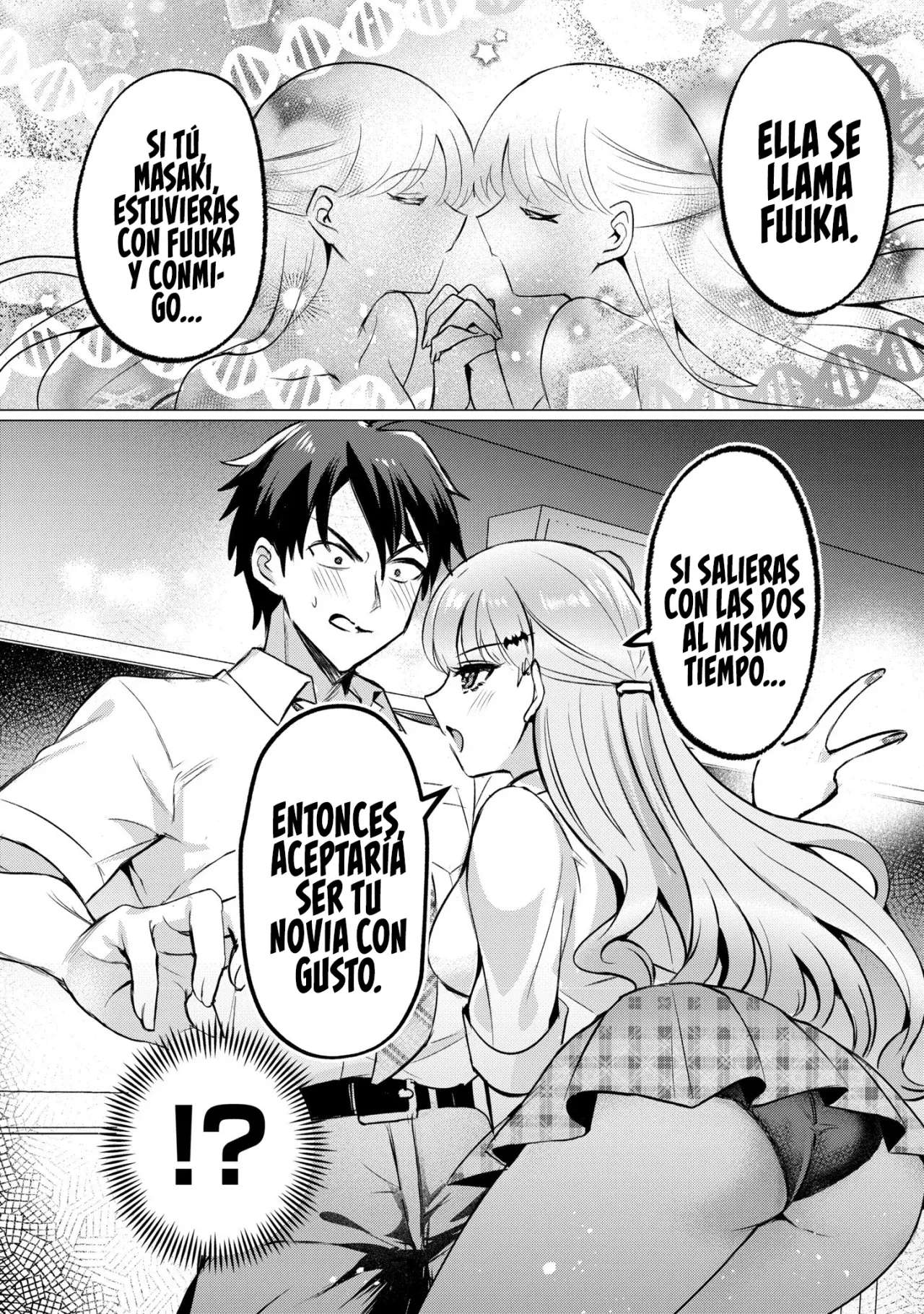 Cuando me declaré a la chica que me gustaba, su hermana gemela venía como bonus. Capitulo 1 página 13
