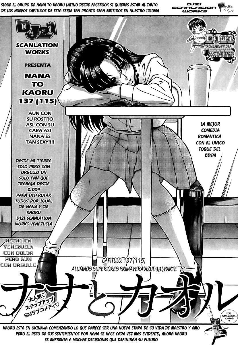 Nana To Kaoru Capitulo 137 página 3