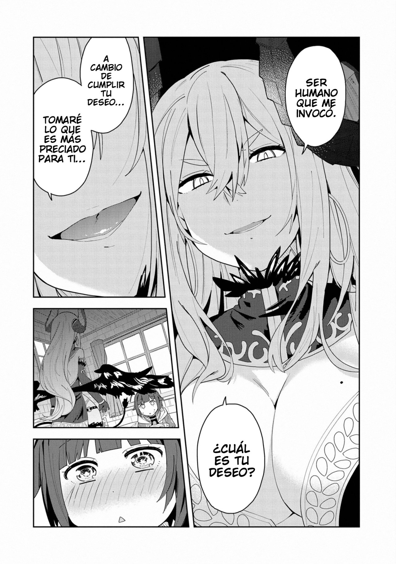 Invoqué al diablo para hacer realidad mi deseo, pero era muy hermosa, así que me casé con ella ~ Mi nueva esposa es el diablo ~ Capitulo 1 página 3