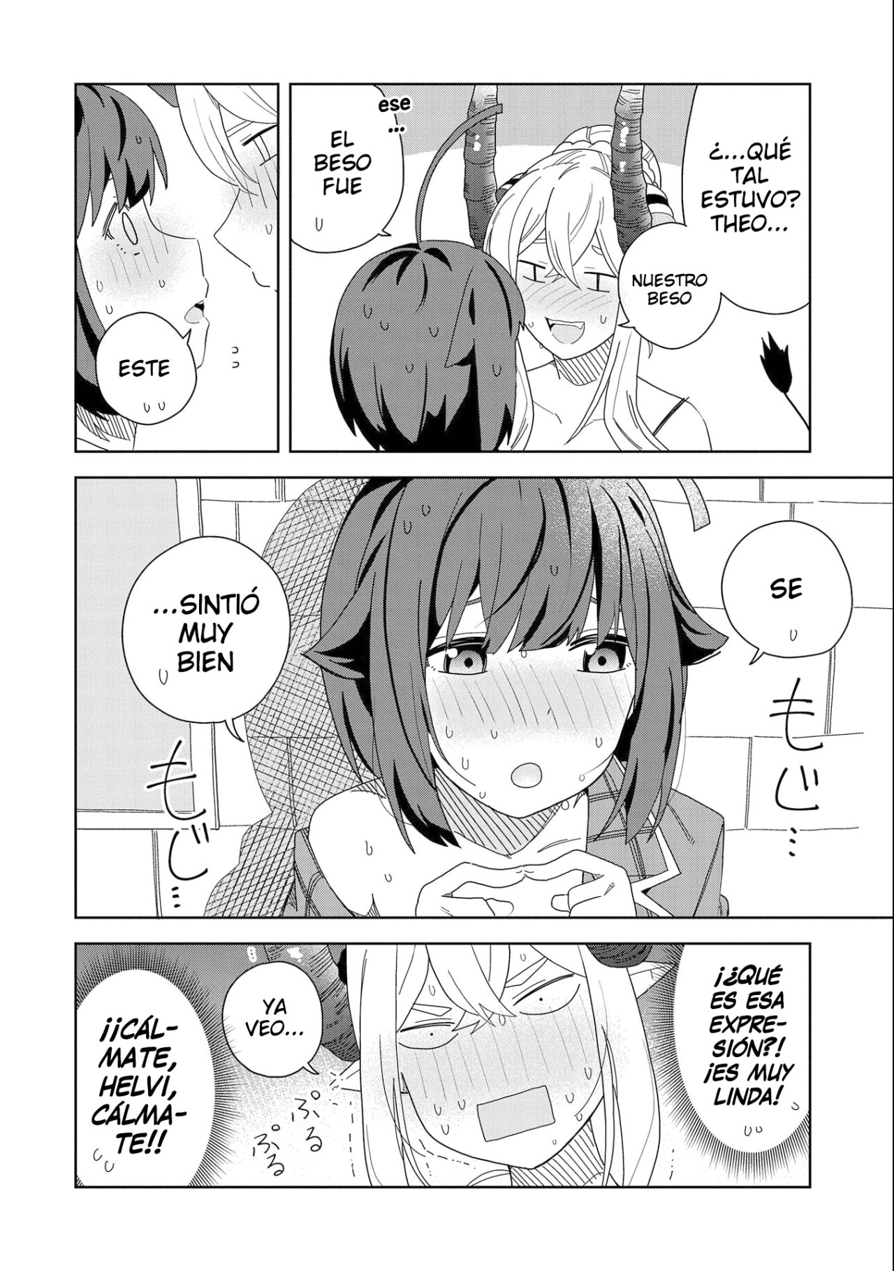 Invoqué al diablo para hacer realidad mi deseo, pero era muy hermosa, así que me casé con ella ~ Mi nueva esposa es el diablo ~ Capitulo 10 página 28