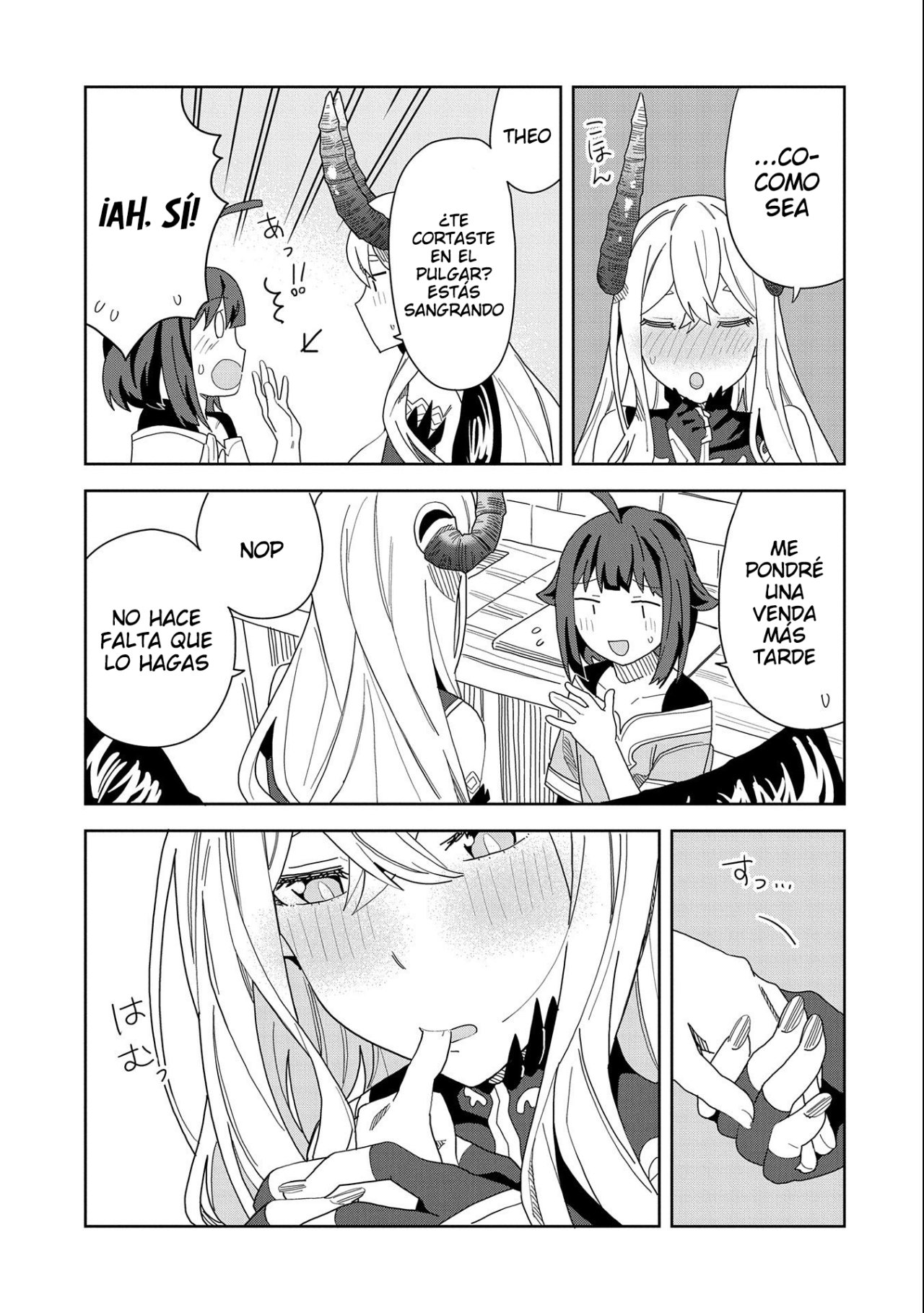 Invoqué al diablo para hacer realidad mi deseo, pero era muy hermosa, así que me casé con ella ~ Mi nueva esposa es el diablo ~ Capitulo 11 página 12
