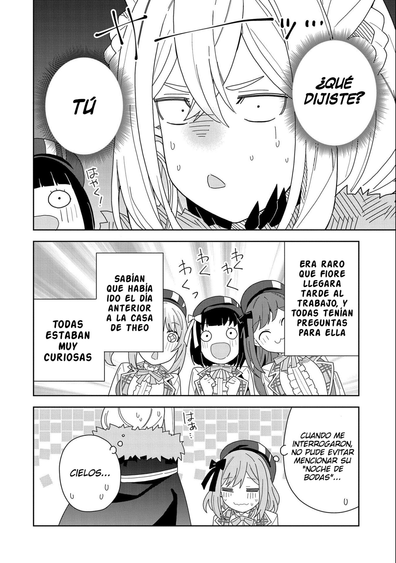 Invoqué al diablo para hacer realidad mi deseo, pero era muy hermosa, así que me casé con ella ~ Mi nueva esposa es el diablo ~ Capitulo 11 página 35