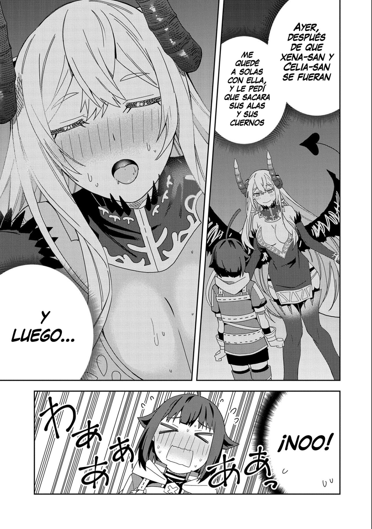 Invoqué al diablo para hacer realidad mi deseo, pero era muy hermosa, así que me casé con ella ~ Mi nueva esposa es el diablo ~ Capitulo 17 página 27