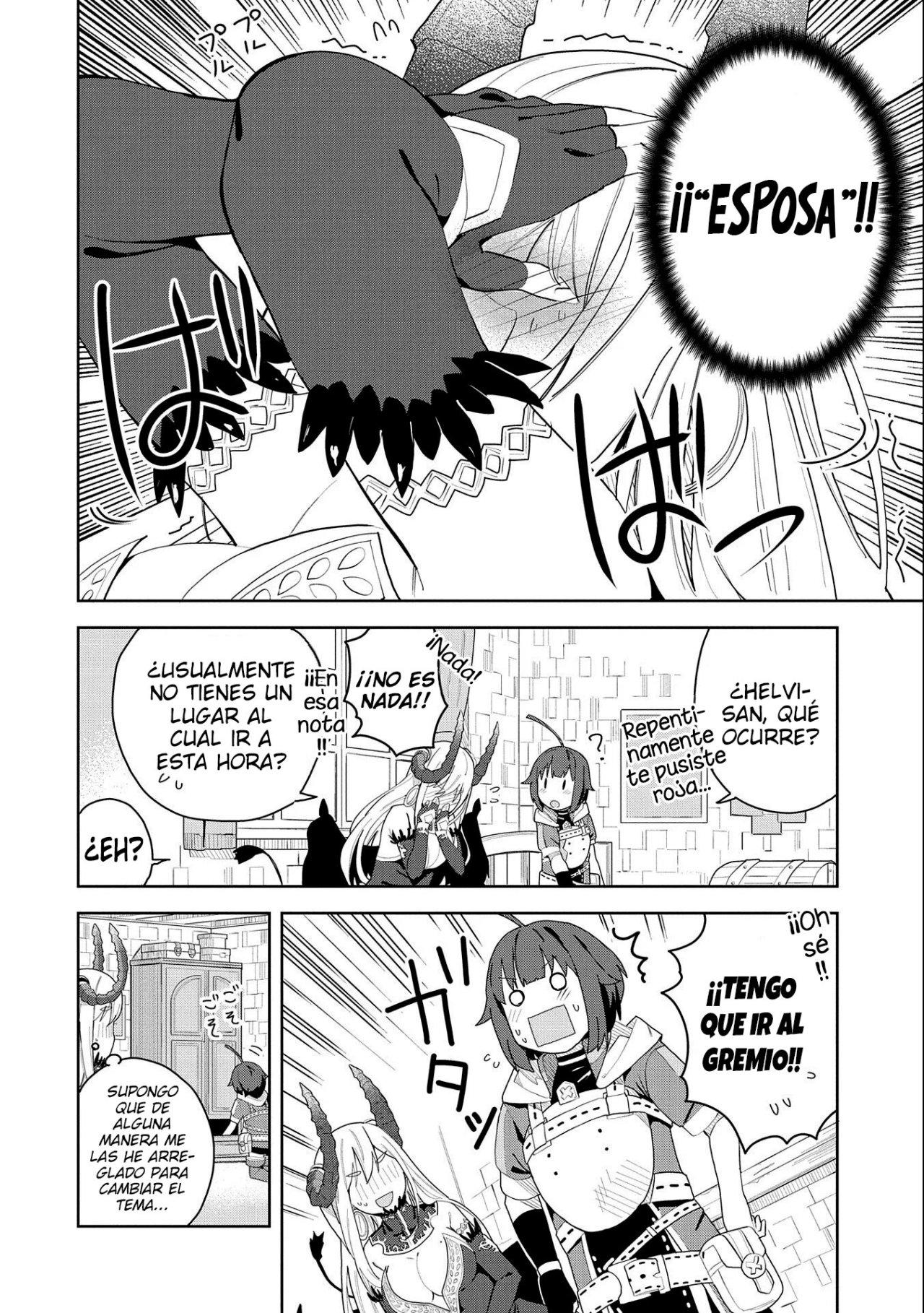 Invoqué al diablo para hacer realidad mi deseo, pero era muy hermosa, así que me casé con ella ~ Mi nueva esposa es el diablo ~ Capitulo 2 página 18