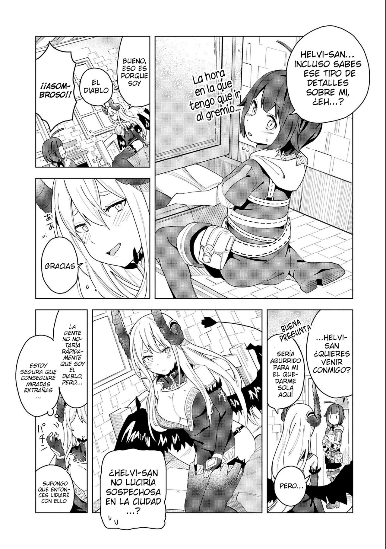 Invoqué al diablo para hacer realidad mi deseo, pero era muy hermosa, así que me casé con ella ~ Mi nueva esposa es el diablo ~ Capitulo 2 página 19