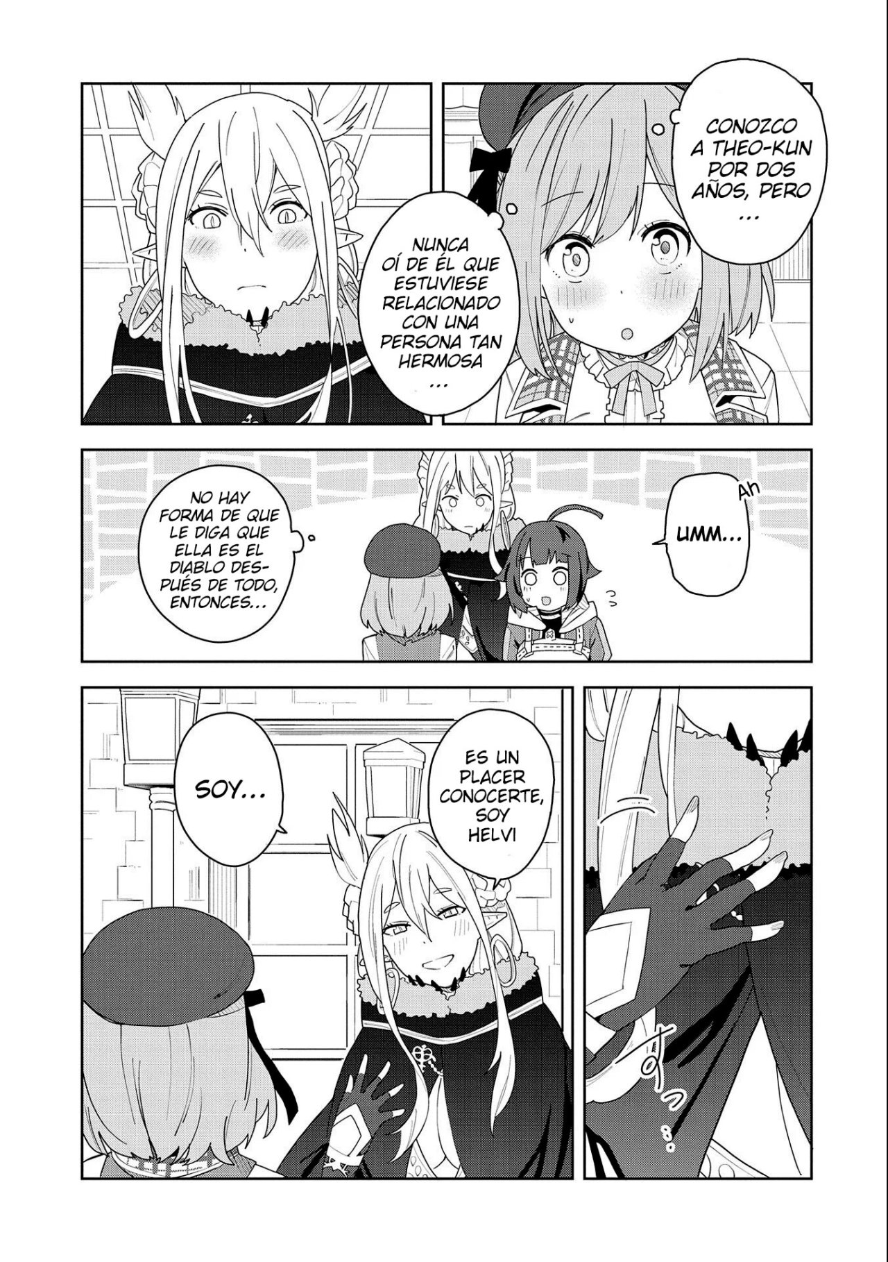Invoqué al diablo para hacer realidad mi deseo, pero era muy hermosa, así que me casé con ella ~ Mi nueva esposa es el diablo ~ Capitulo 2 página 33