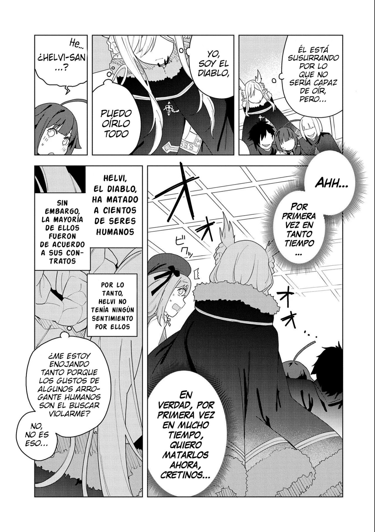 Invoqué al diablo para hacer realidad mi deseo, pero era muy hermosa, así que me casé con ella ~ Mi nueva esposa es el diablo ~ Capitulo 2 página 39