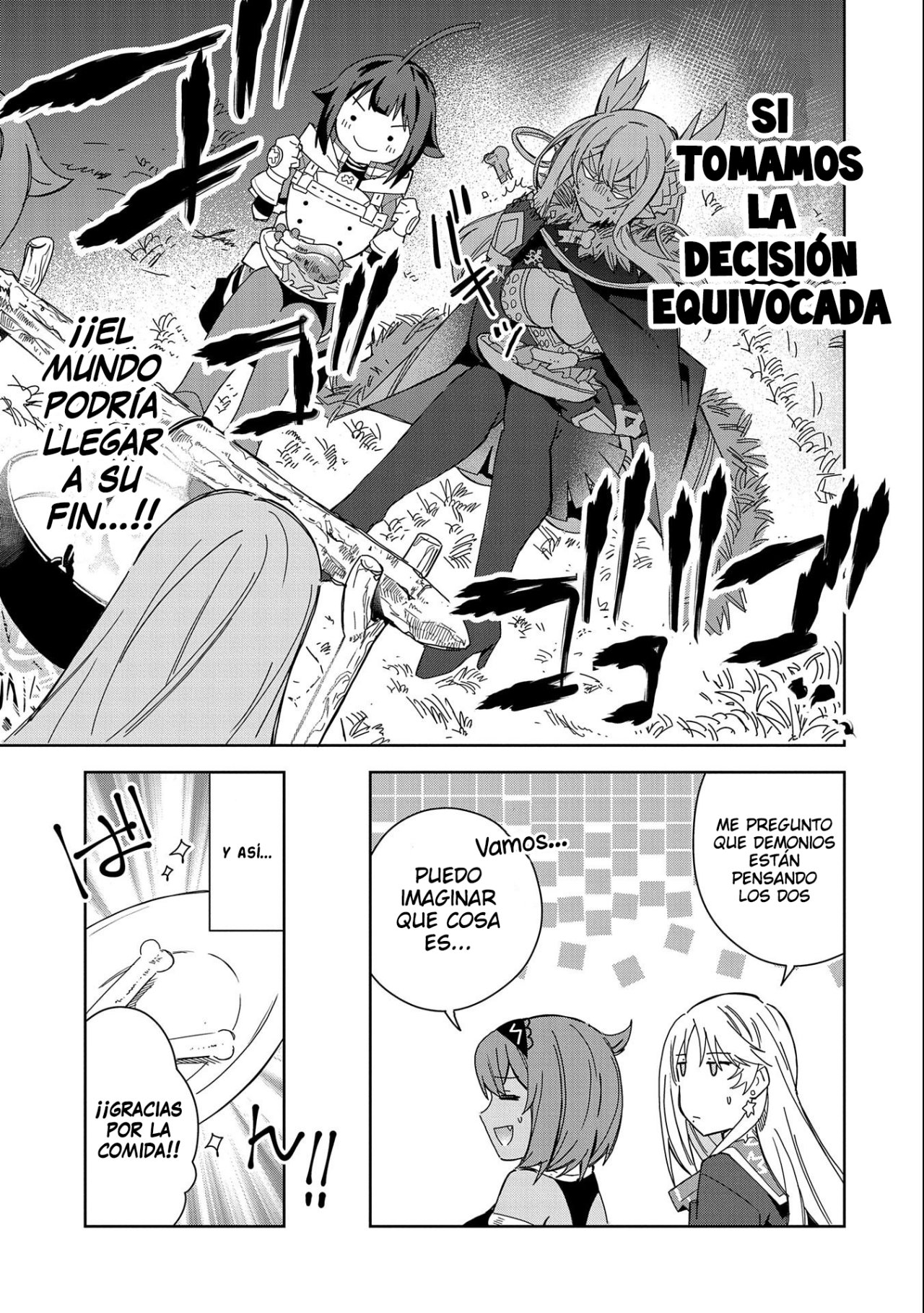 Invoqué al diablo para hacer realidad mi deseo, pero era muy hermosa, así que me casé con ella ~ Mi nueva esposa es el diablo ~ Capitulo 20 página 26