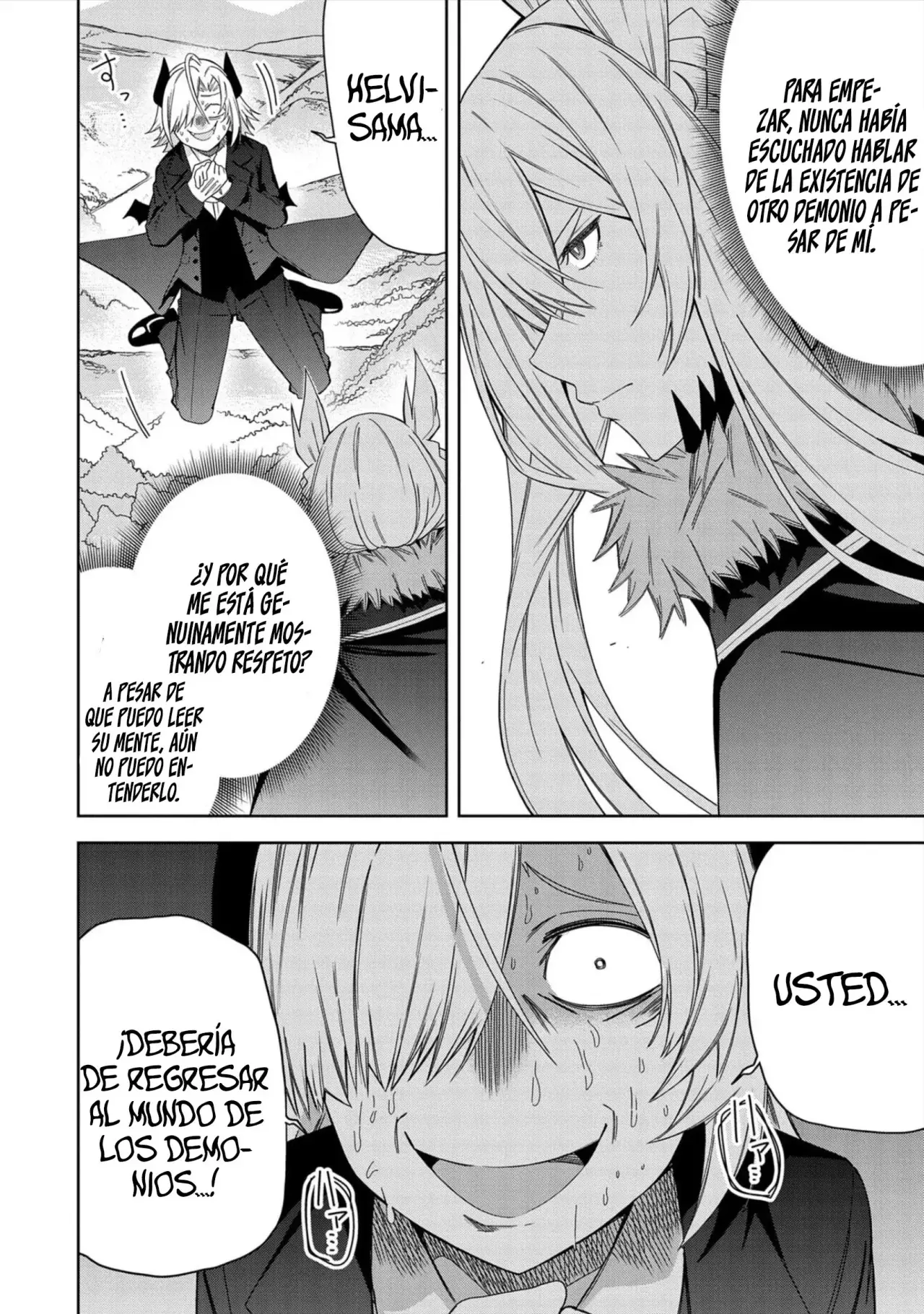 Invoqué al diablo para hacer realidad mi deseo, pero era muy hermosa, así que me casé con ella ~ Mi nueva esposa es el diablo ~ Capitulo 28 página 23