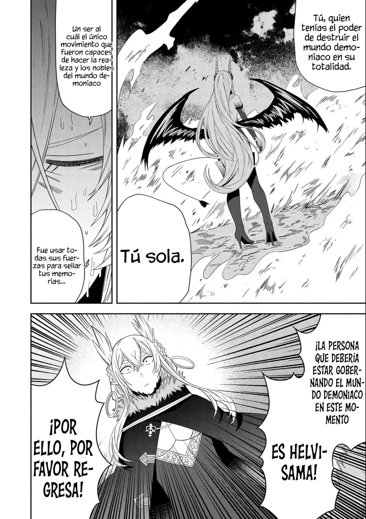 Invoqué al diablo para hacer realidad mi deseo, pero era muy hermosa, así que me casé con ella ~ Mi nueva esposa es el diablo ~ Capitulo 29 página 9