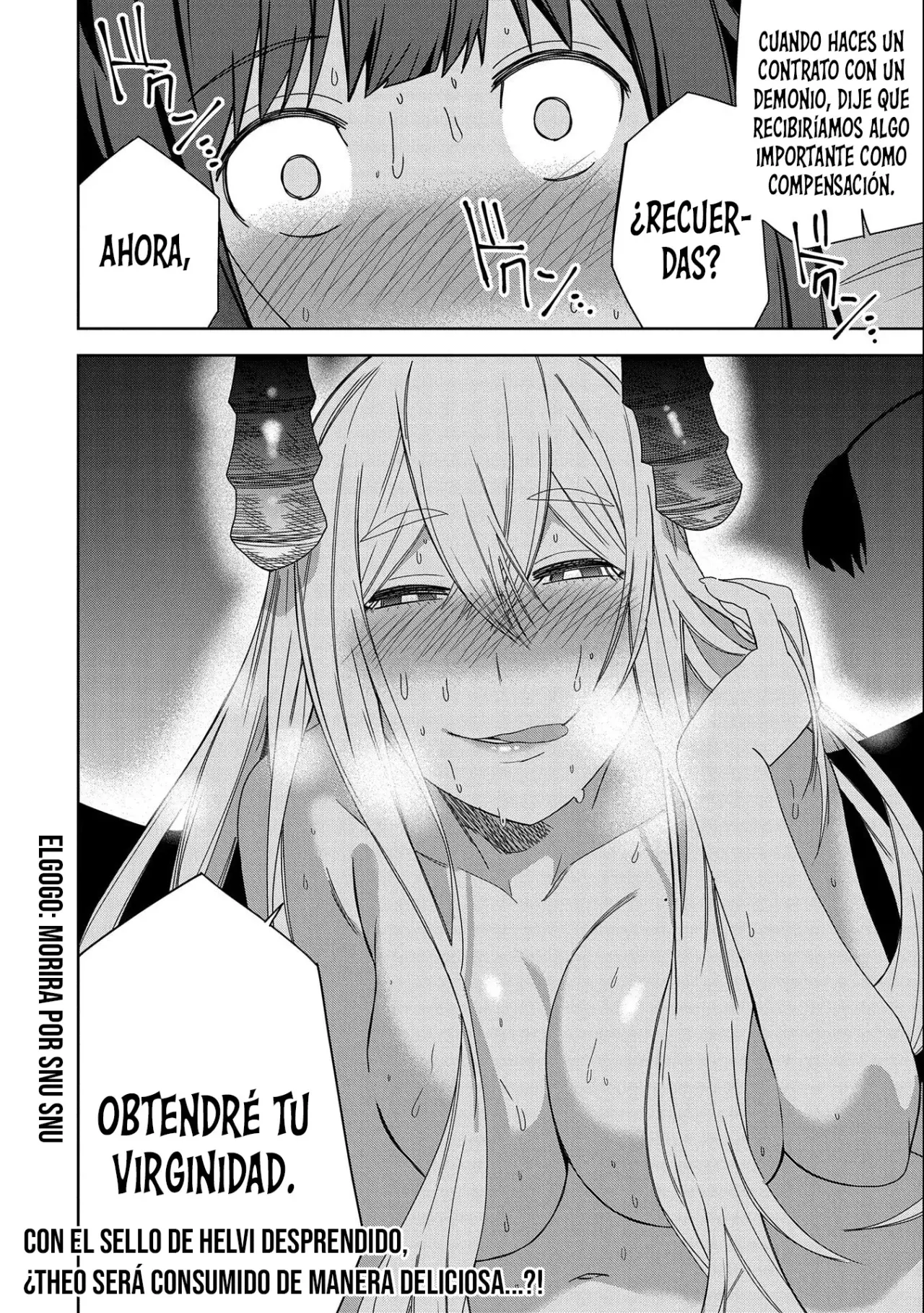 Invoqué al diablo para hacer realidad mi deseo, pero era muy hermosa, así que me casé con ella ~ Mi nueva esposa es el diablo ~ Capitulo 30 página 40