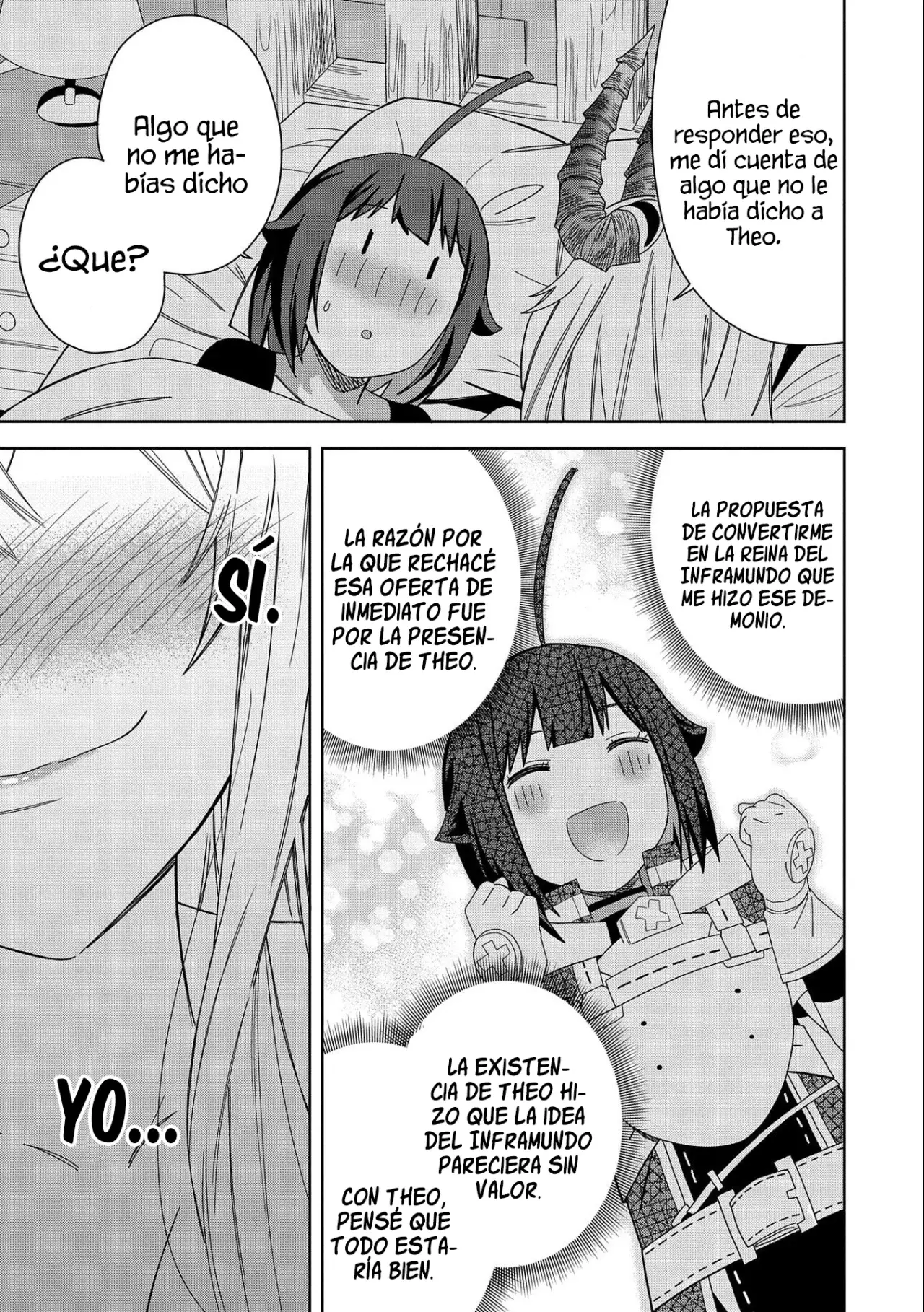 Invoqué al diablo para hacer realidad mi deseo, pero era muy hermosa, así que me casé con ella ~ Mi nueva esposa es el diablo ~ Capitulo 31 página 28
