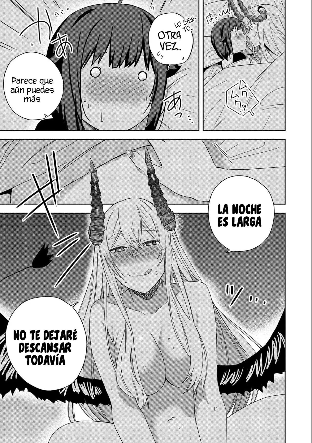 Invoqué al diablo para hacer realidad mi deseo, pero era muy hermosa, así que me casé con ella ~ Mi nueva esposa es el diablo ~ Capitulo 31 página 32