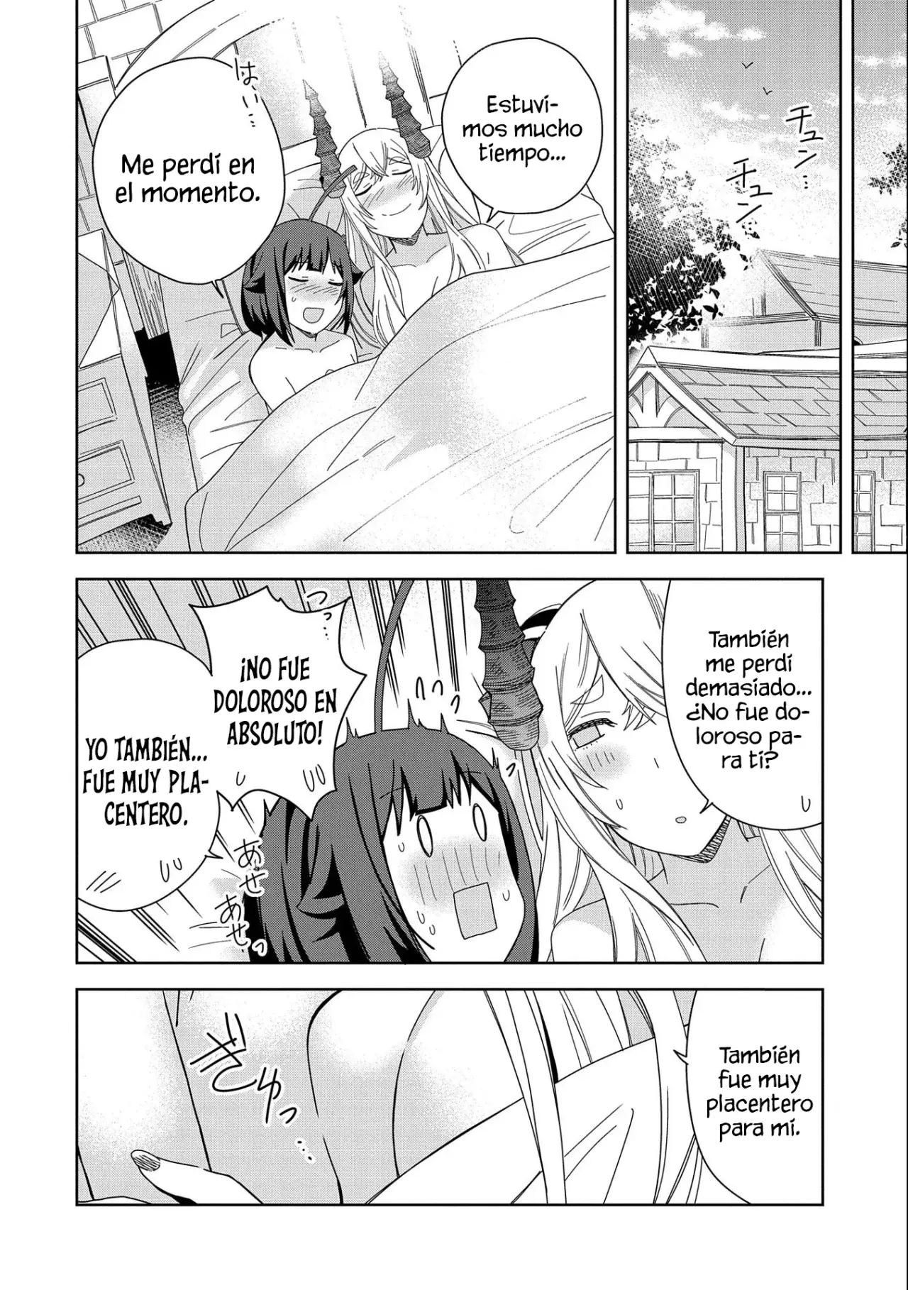 Invoqué al diablo para hacer realidad mi deseo, pero era muy hermosa, así que me casé con ella ~ Mi nueva esposa es el diablo ~ Capitulo 31 página 33