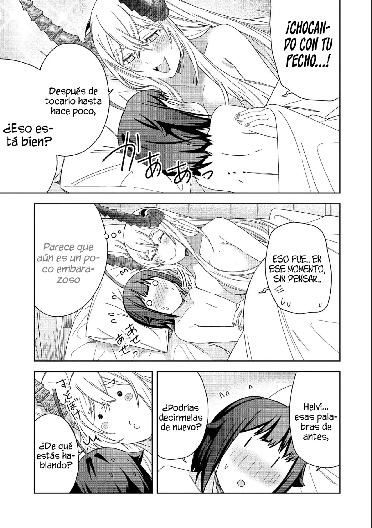Invoqué al diablo para hacer realidad mi deseo, pero era muy hermosa, así que me casé con ella ~ Mi nueva esposa es el diablo ~ Capitulo 31 página 34