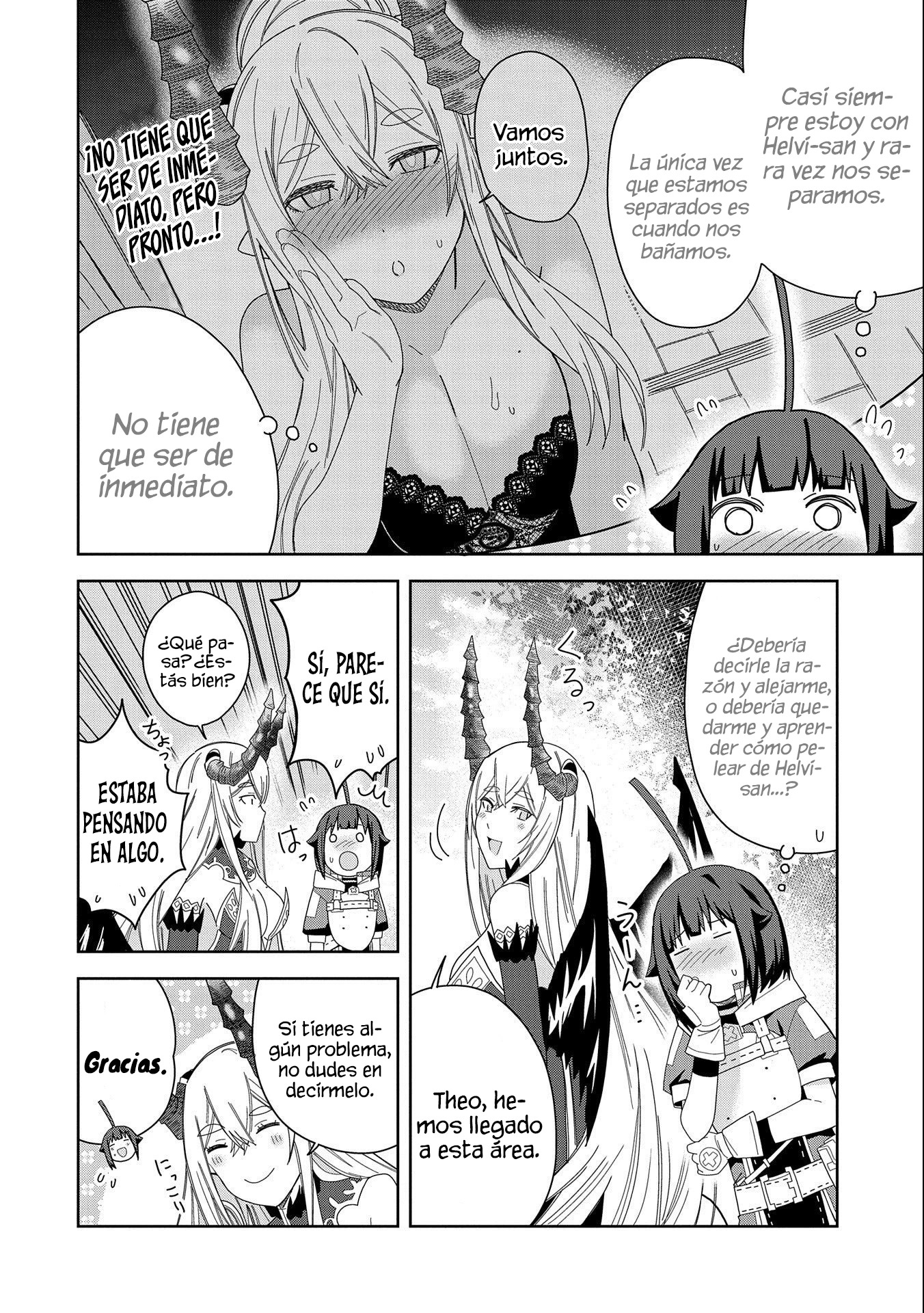 Invoqué al diablo para hacer realidad mi deseo, pero era muy hermosa, así que me casé con ella ~ Mi nueva esposa es el diablo ~ Capitulo 32 página 23