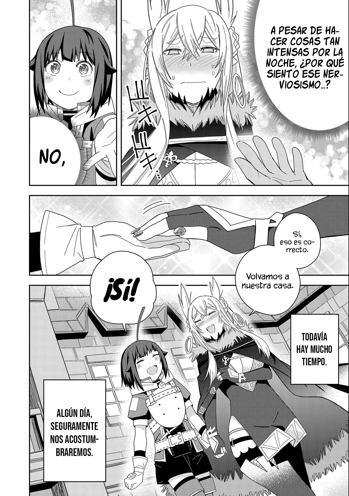 Invoqué al diablo para hacer realidad mi deseo, pero era muy hermosa, así que me casé con ella ~ Mi nueva esposa es el diablo ~ Capitulo 32 página 33
