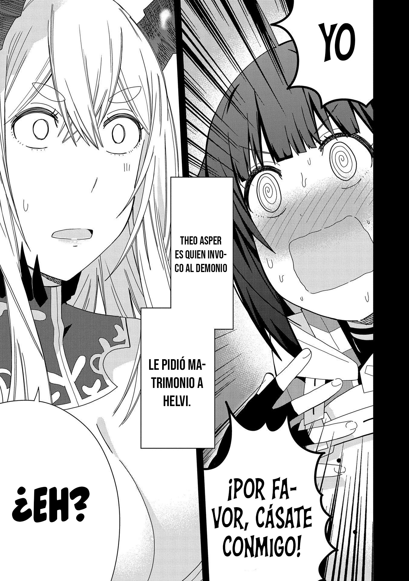 Invoqué al diablo para hacer realidad mi deseo, pero era muy hermosa, así que me casé con ella ~ Mi nueva esposa es el diablo ~ Capitulo 32 página 6