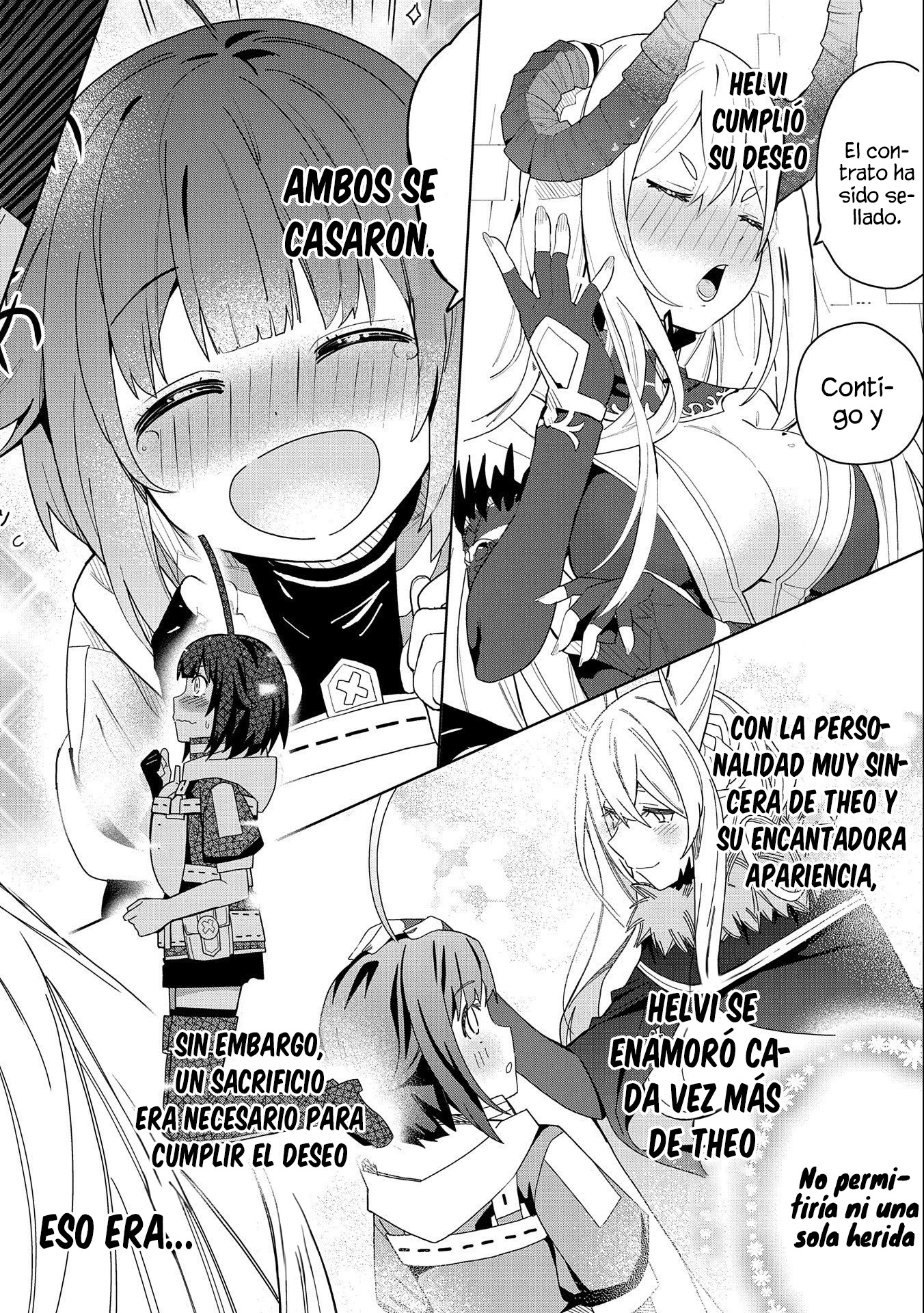 Invoqué al diablo para hacer realidad mi deseo, pero era muy hermosa, así que me casé con ella ~ Mi nueva esposa es el diablo ~ Capitulo 32 página 7