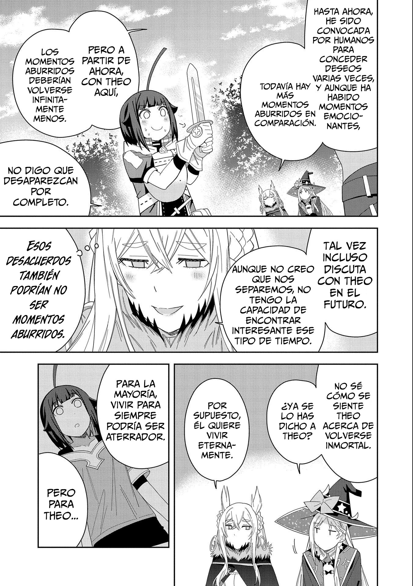 Invoqué al diablo para hacer realidad mi deseo, pero era muy hermosa, así que me casé con ella ~ Mi nueva esposa es el diablo ~ Capitulo 33 página 32