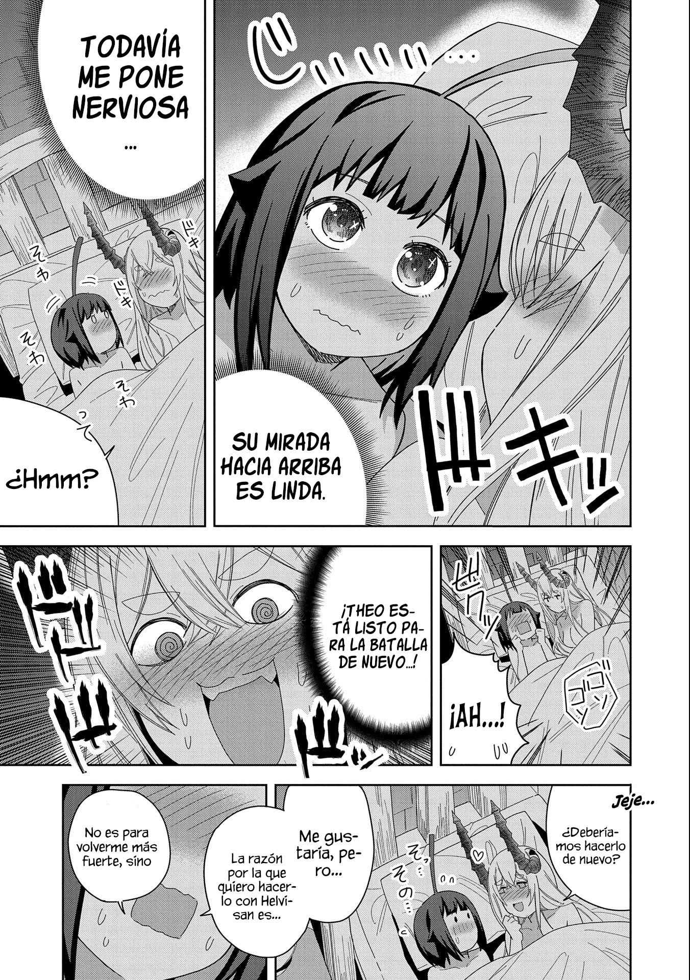 Invoqué al diablo para hacer realidad mi deseo, pero era muy hermosa, así que me casé con ella ~ Mi nueva esposa es el diablo ~ Capitulo 34 página 22