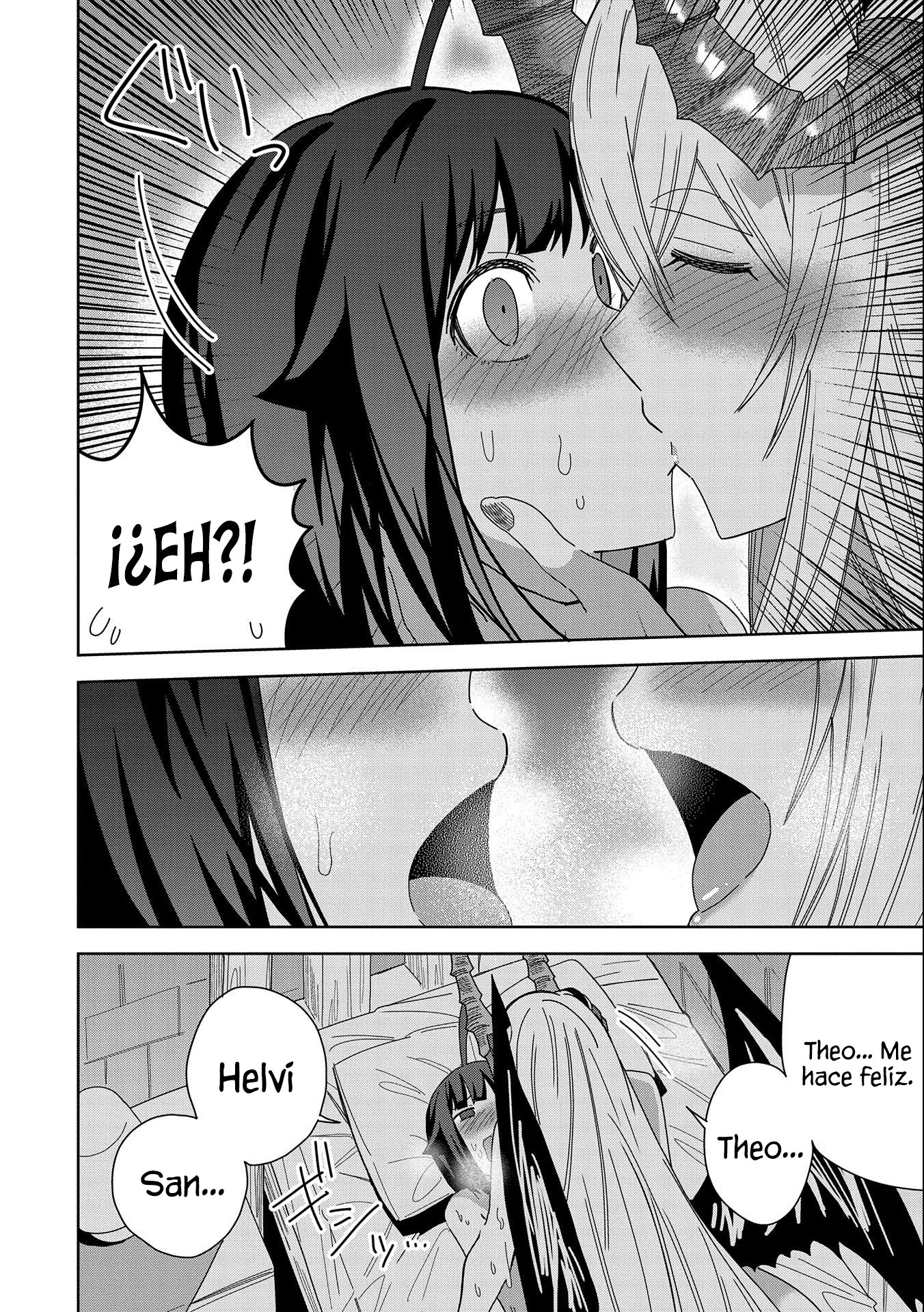 Invoqué al diablo para hacer realidad mi deseo, pero era muy hermosa, así que me casé con ella ~ Mi nueva esposa es el diablo ~ Capitulo 34 página 24
