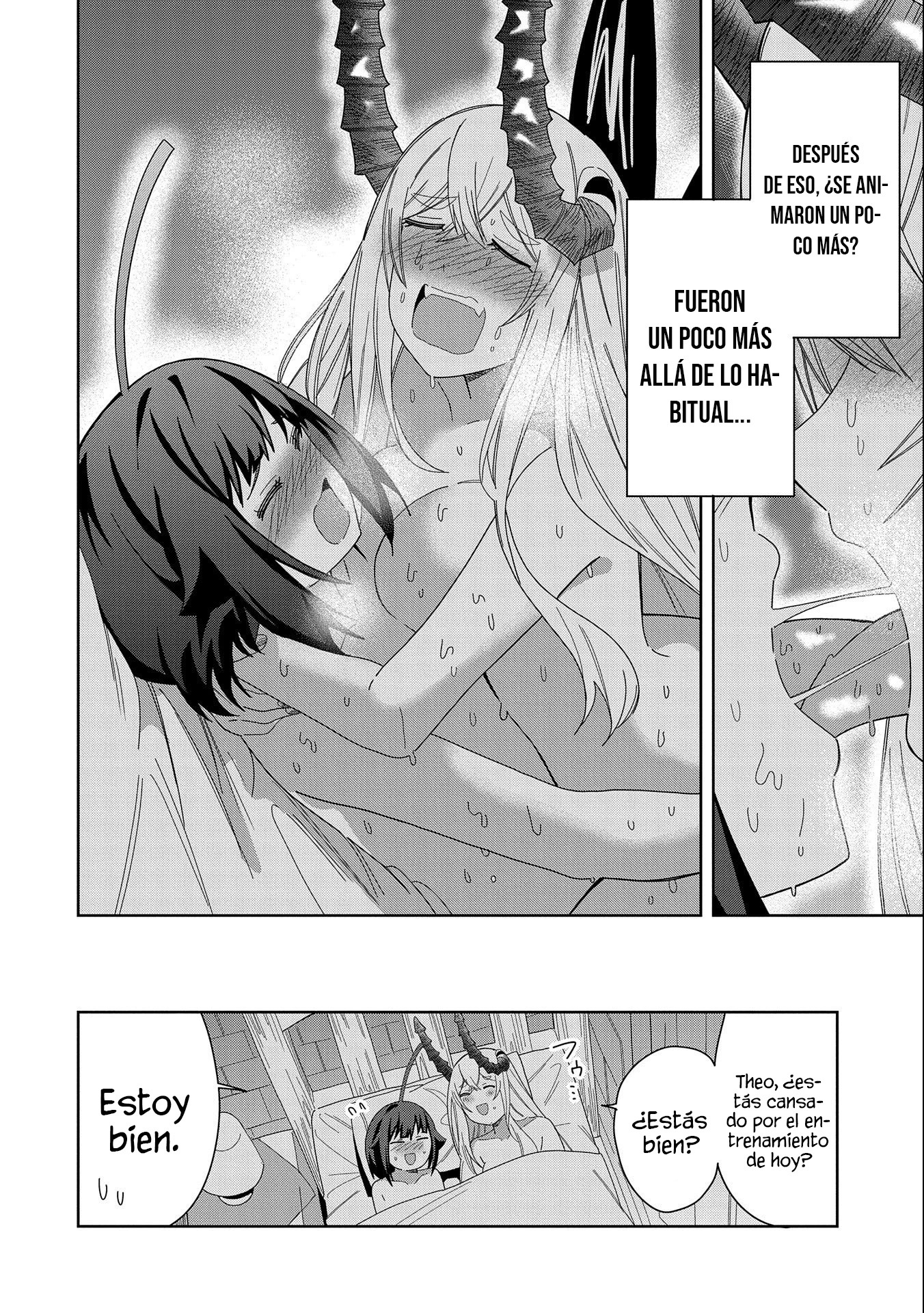 Invoqué al diablo para hacer realidad mi deseo, pero era muy hermosa, así que me casé con ella ~ Mi nueva esposa es el diablo ~ Capitulo 34 página 27