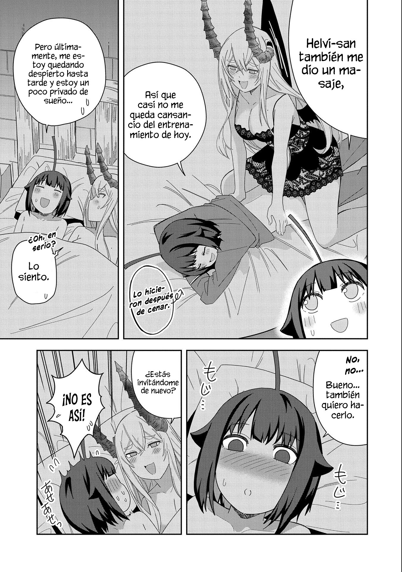 Invoqué al diablo para hacer realidad mi deseo, pero era muy hermosa, así que me casé con ella ~ Mi nueva esposa es el diablo ~ Capitulo 34 página 28