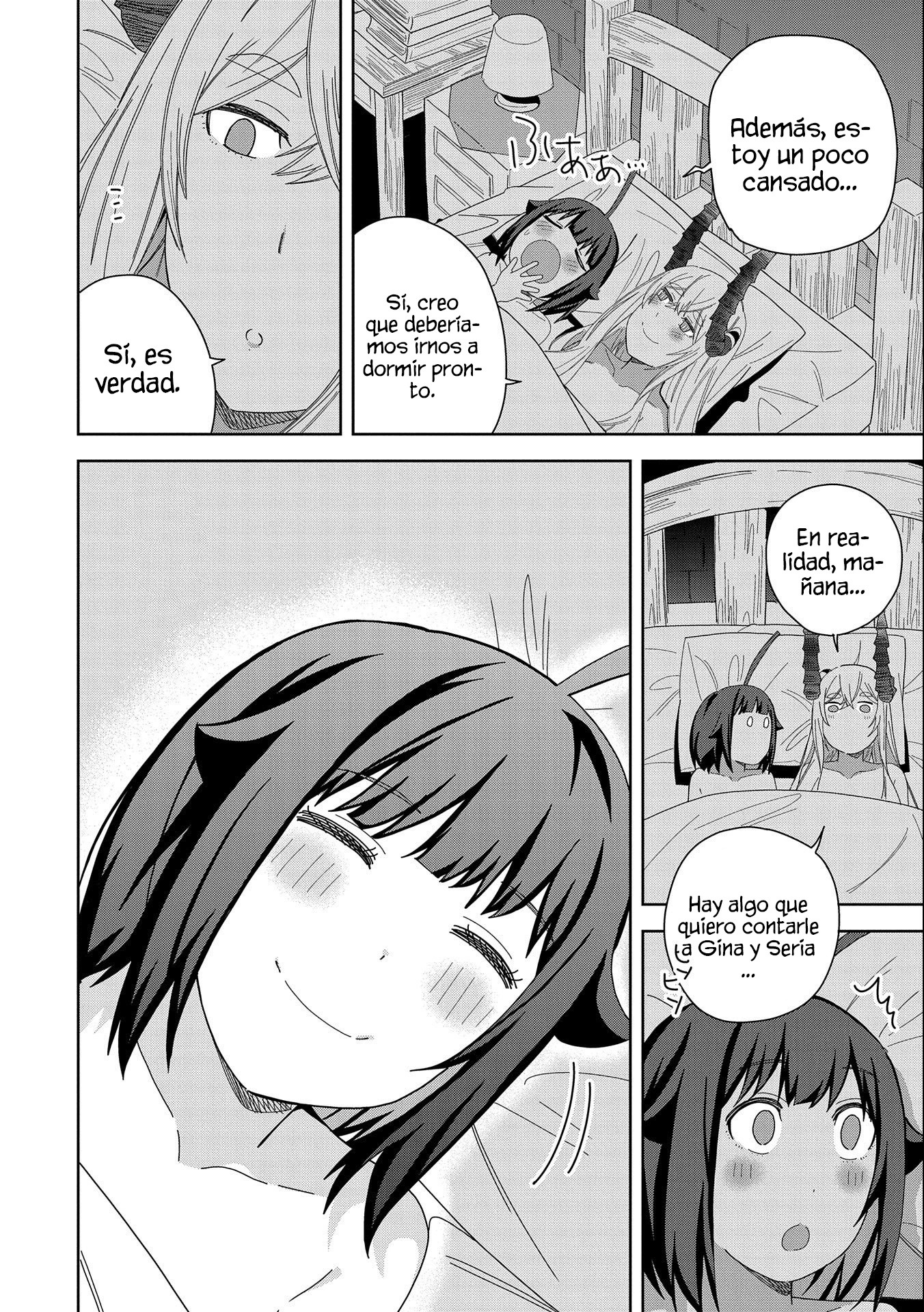 Invoqué al diablo para hacer realidad mi deseo, pero era muy hermosa, así que me casé con ella ~ Mi nueva esposa es el diablo ~ Capitulo 34 página 29