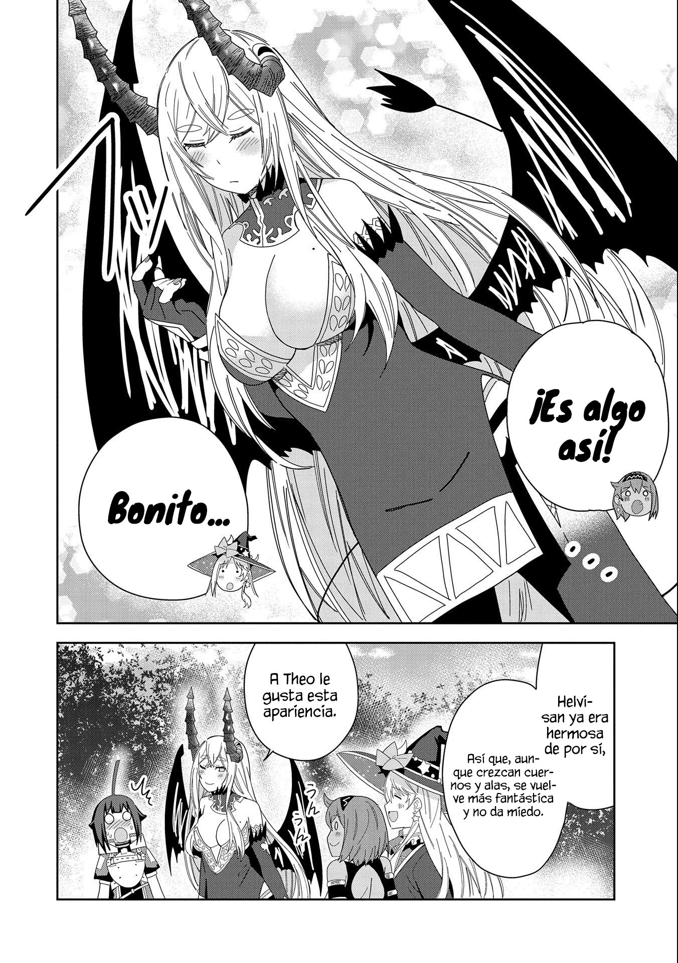Invoqué al diablo para hacer realidad mi deseo, pero era muy hermosa, así que me casé con ella ~ Mi nueva esposa es el diablo ~ Capitulo 34 página 33