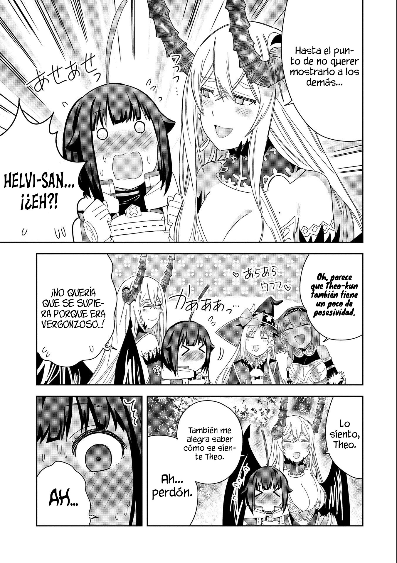 Invoqué al diablo para hacer realidad mi deseo, pero era muy hermosa, así que me casé con ella ~ Mi nueva esposa es el diablo ~ Capitulo 34 página 35