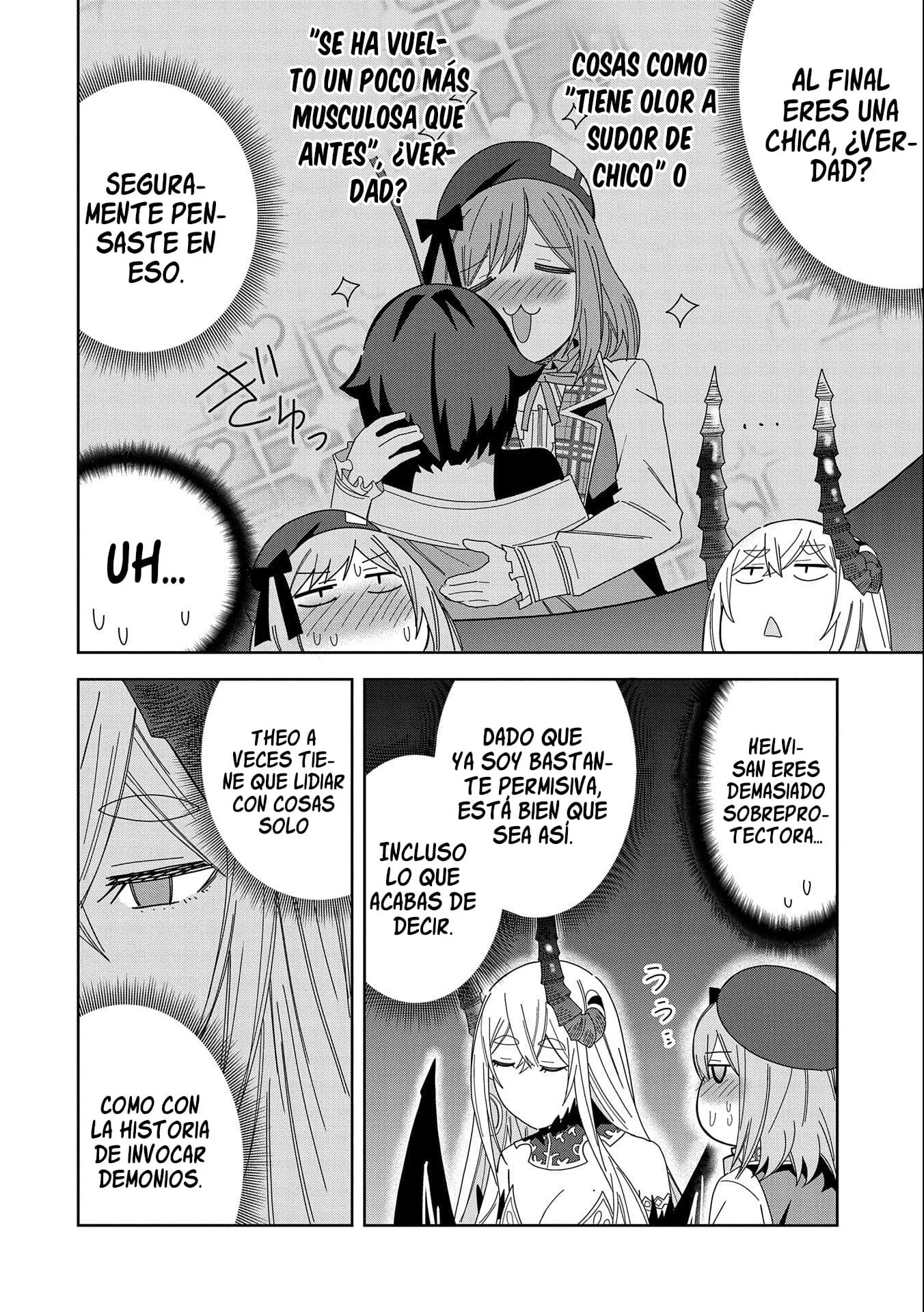 Invoqué al diablo para hacer realidad mi deseo, pero era muy hermosa, así que me casé con ella ~ Mi nueva esposa es el diablo ~ Capitulo 35 página 13