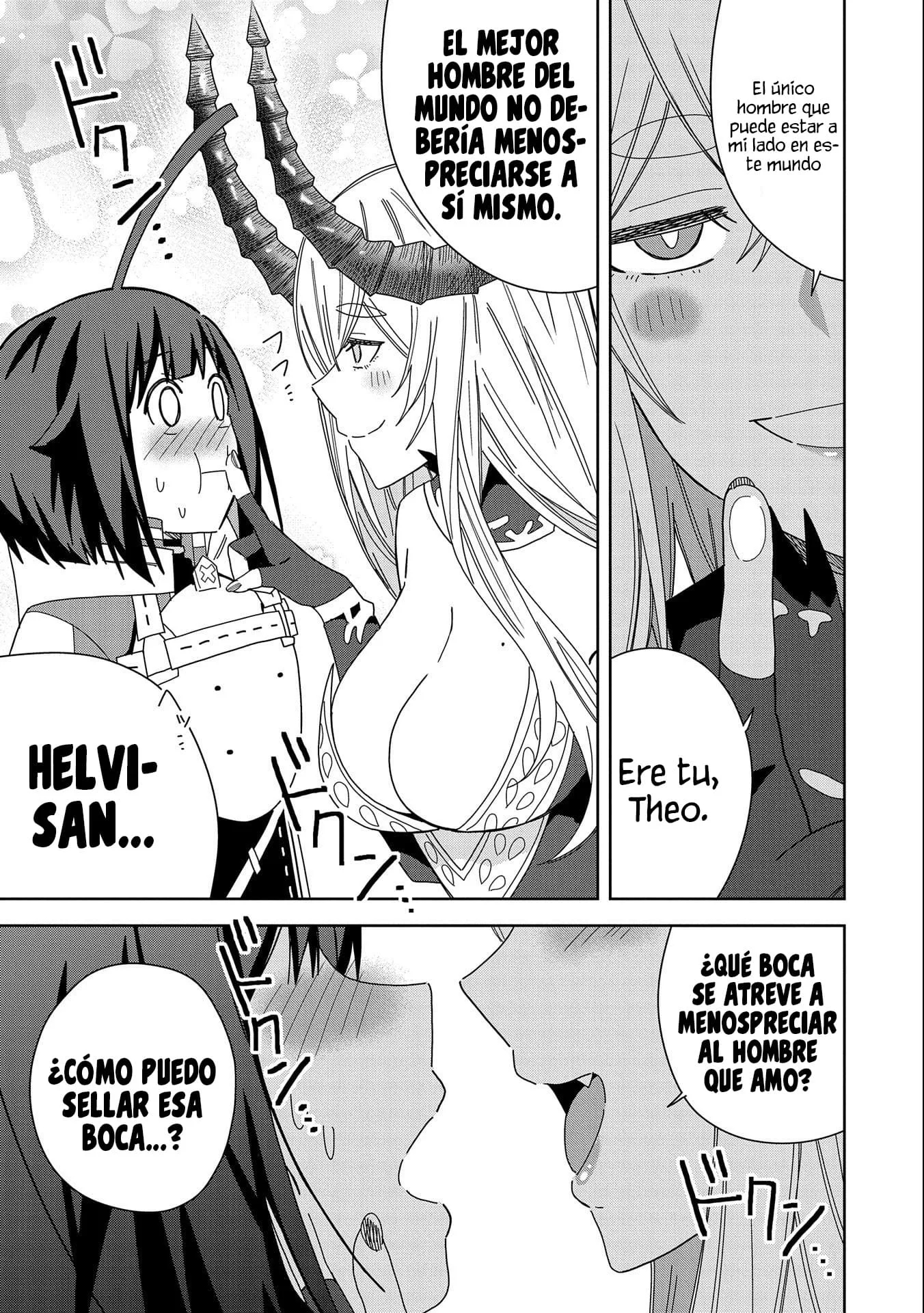 Invoqué al diablo para hacer realidad mi deseo, pero era muy hermosa, así que me casé con ella ~ Mi nueva esposa es el diablo ~ Capitulo 35 página 22