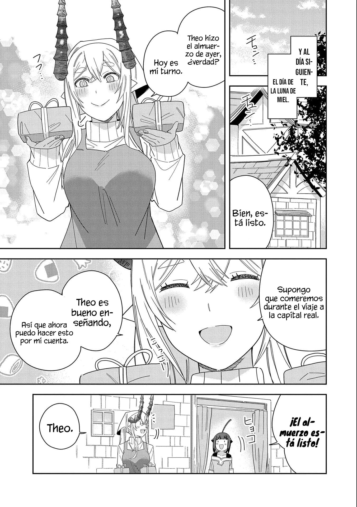 Invoqué al diablo para hacer realidad mi deseo, pero era muy hermosa, así que me casé con ella ~ Mi nueva esposa es el diablo ~ Capitulo 35 página 24