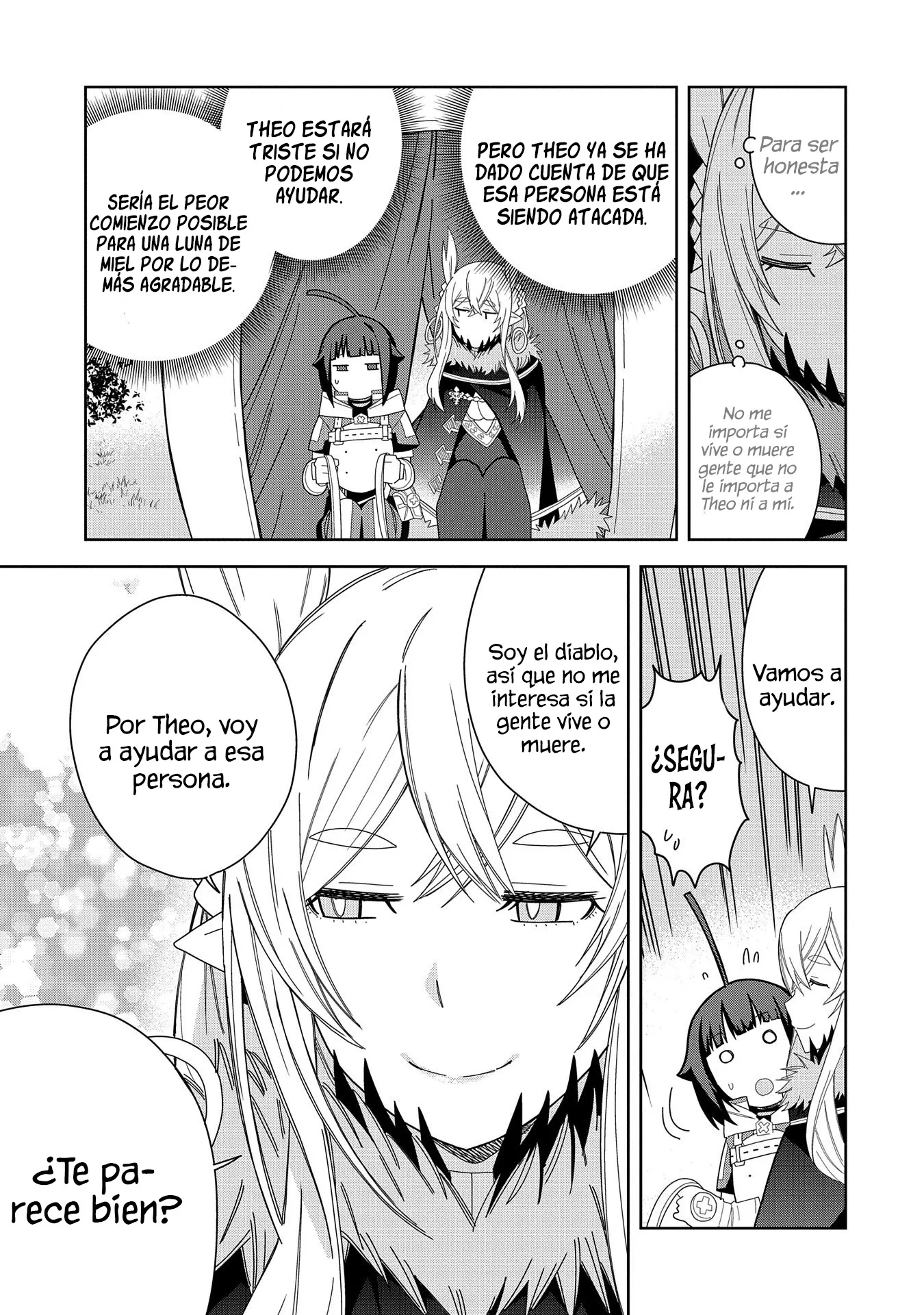 Invoqué al diablo para hacer realidad mi deseo, pero era muy hermosa, así que me casé con ella ~ Mi nueva esposa es el diablo ~ Capitulo 36 página 20