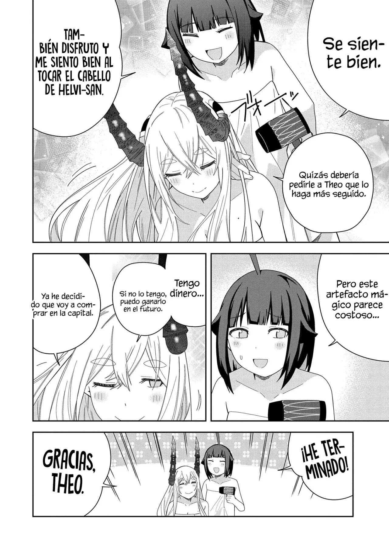 Invoqué al diablo para hacer realidad mi deseo, pero era muy hermosa, así que me casé con ella ~ Mi nueva esposa es el diablo ~ Capitulo 39 página 12