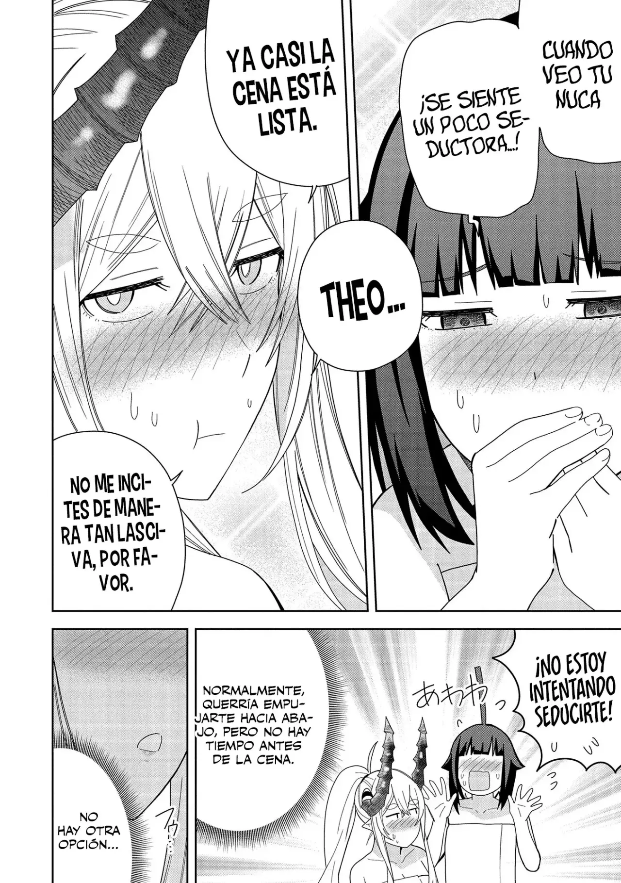 Invoqué al diablo para hacer realidad mi deseo, pero era muy hermosa, así que me casé con ella ~ Mi nueva esposa es el diablo ~ Capitulo 39 página 16