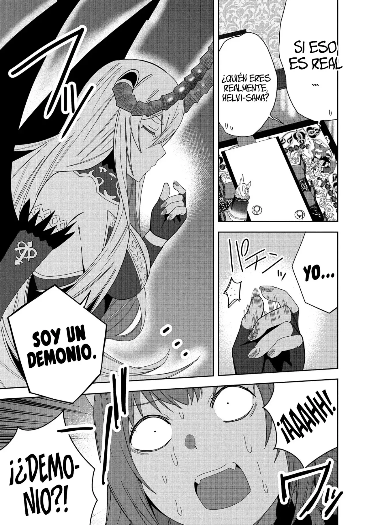 Invoqué al diablo para hacer realidad mi deseo, pero era muy hermosa, así que me casé con ella ~ Mi nueva esposa es el diablo ~ Capitulo 39 página 27