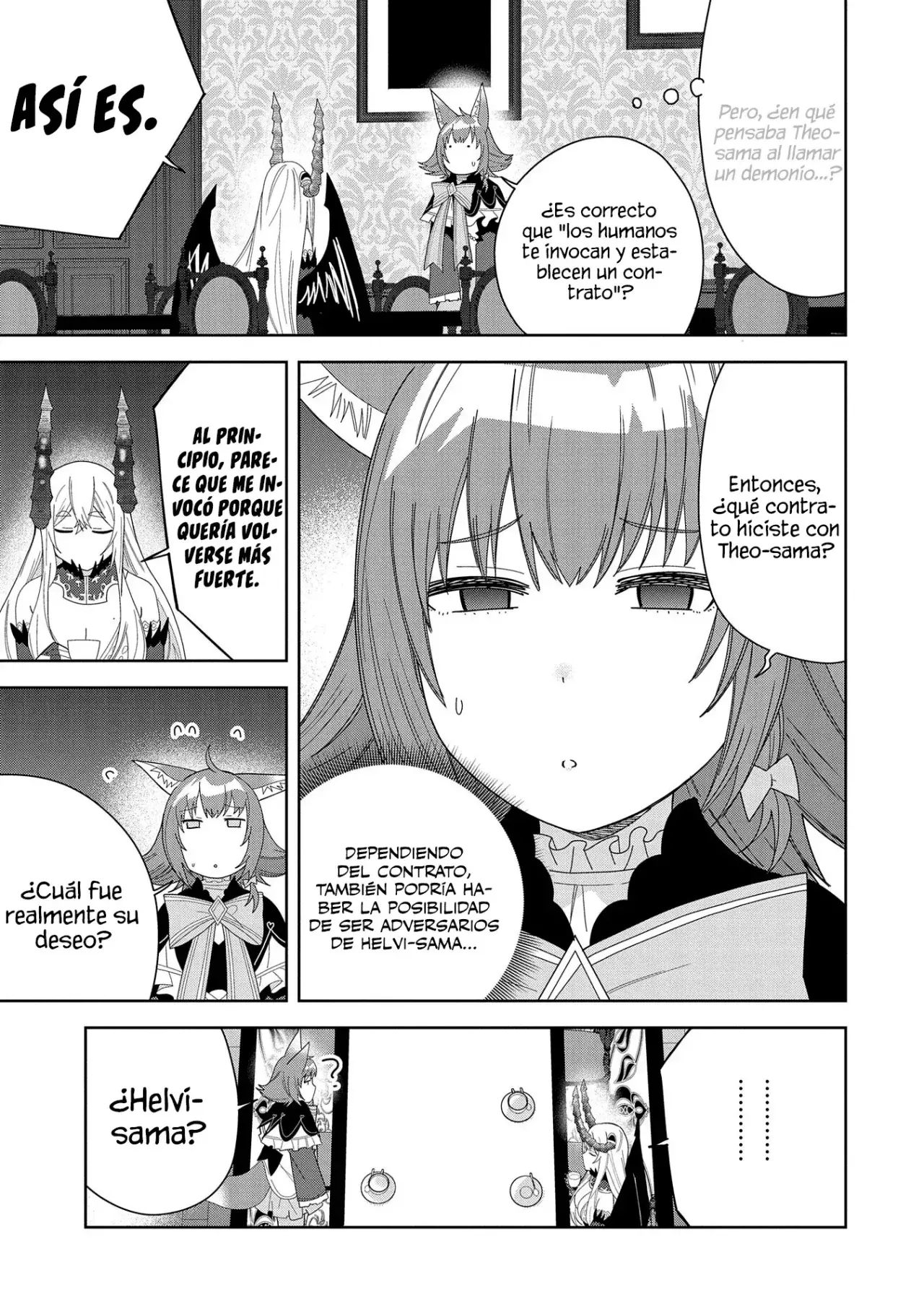 Invoqué al diablo para hacer realidad mi deseo, pero era muy hermosa, así que me casé con ella ~ Mi nueva esposa es el diablo ~ Capitulo 39 página 31
