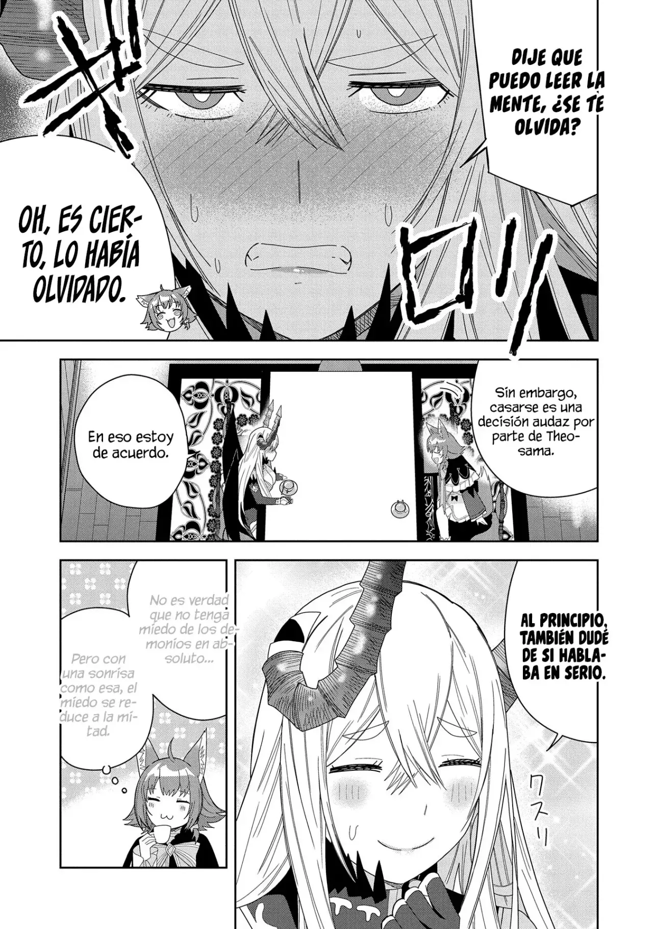 Invoqué al diablo para hacer realidad mi deseo, pero era muy hermosa, así que me casé con ella ~ Mi nueva esposa es el diablo ~ Capitulo 39 página 33