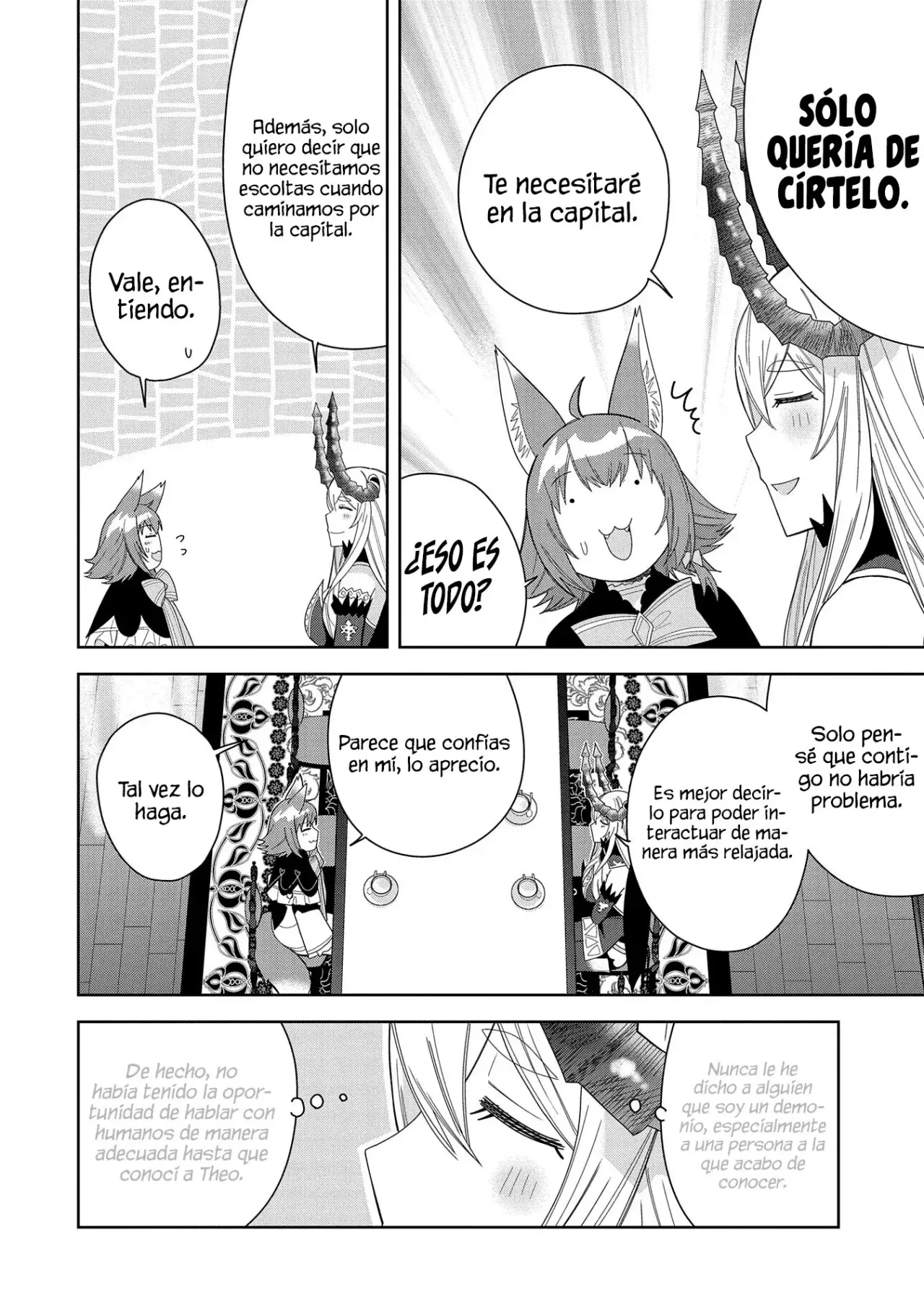 Invoqué al diablo para hacer realidad mi deseo, pero era muy hermosa, así que me casé con ella ~ Mi nueva esposa es el diablo ~ Capitulo 39 página 36