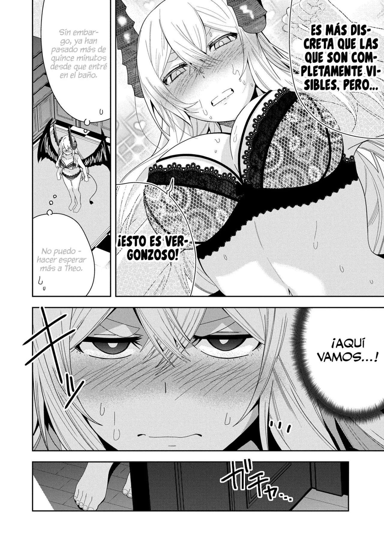 Invoqué al diablo para hacer realidad mi deseo, pero era muy hermosa, así que me casé con ella ~ Mi nueva esposa es el diablo ~ Capitulo 44 página 35