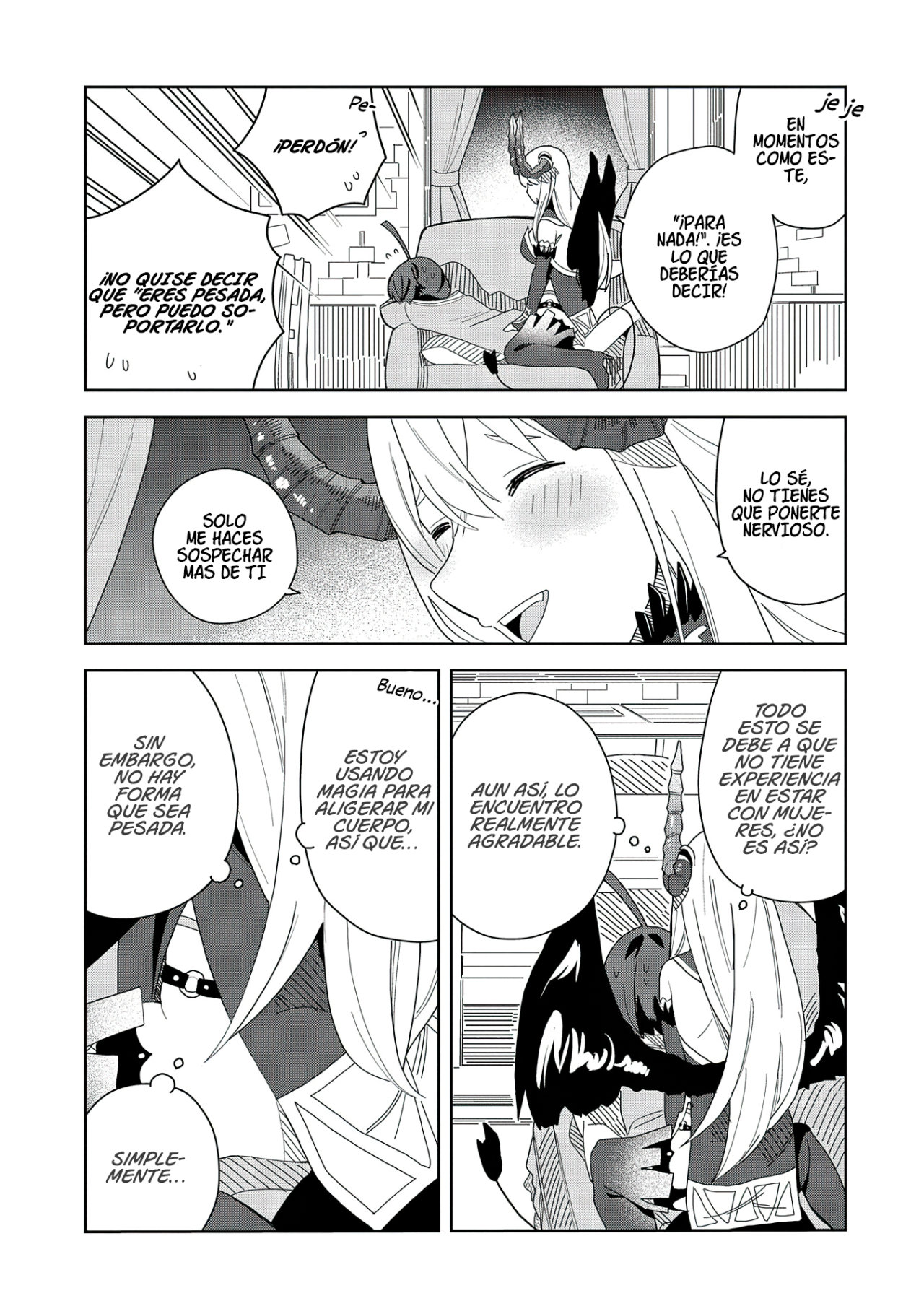 Invoqué al diablo para hacer realidad mi deseo, pero era muy hermosa, así que me casé con ella ~ Mi nueva esposa es el diablo ~ Capitulo 5 página 24